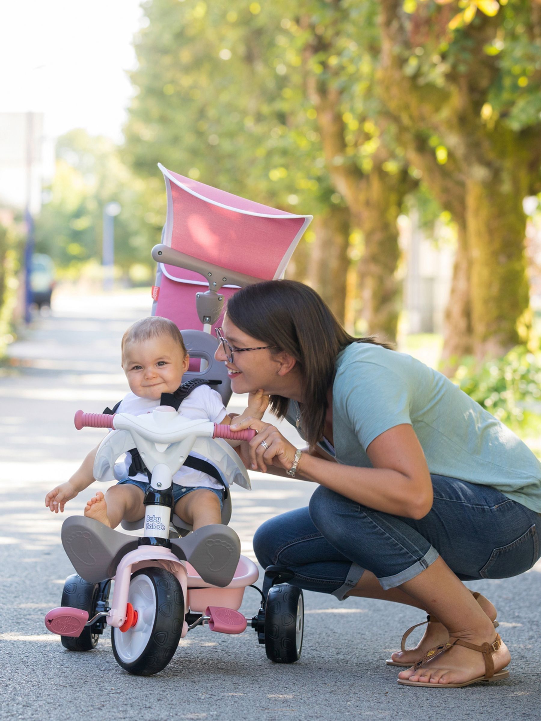Smoby Pink Baby Balade - Image 1 of 6
