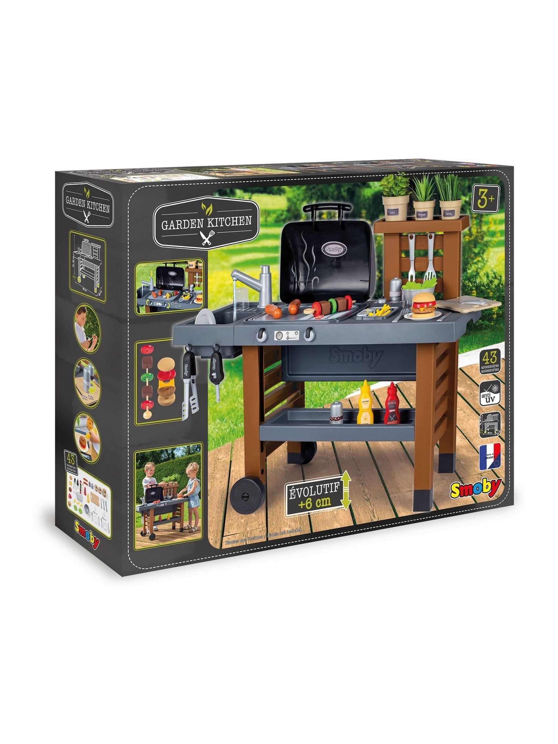 Smoby Brown Garden Kitchen - Image 6 of 6