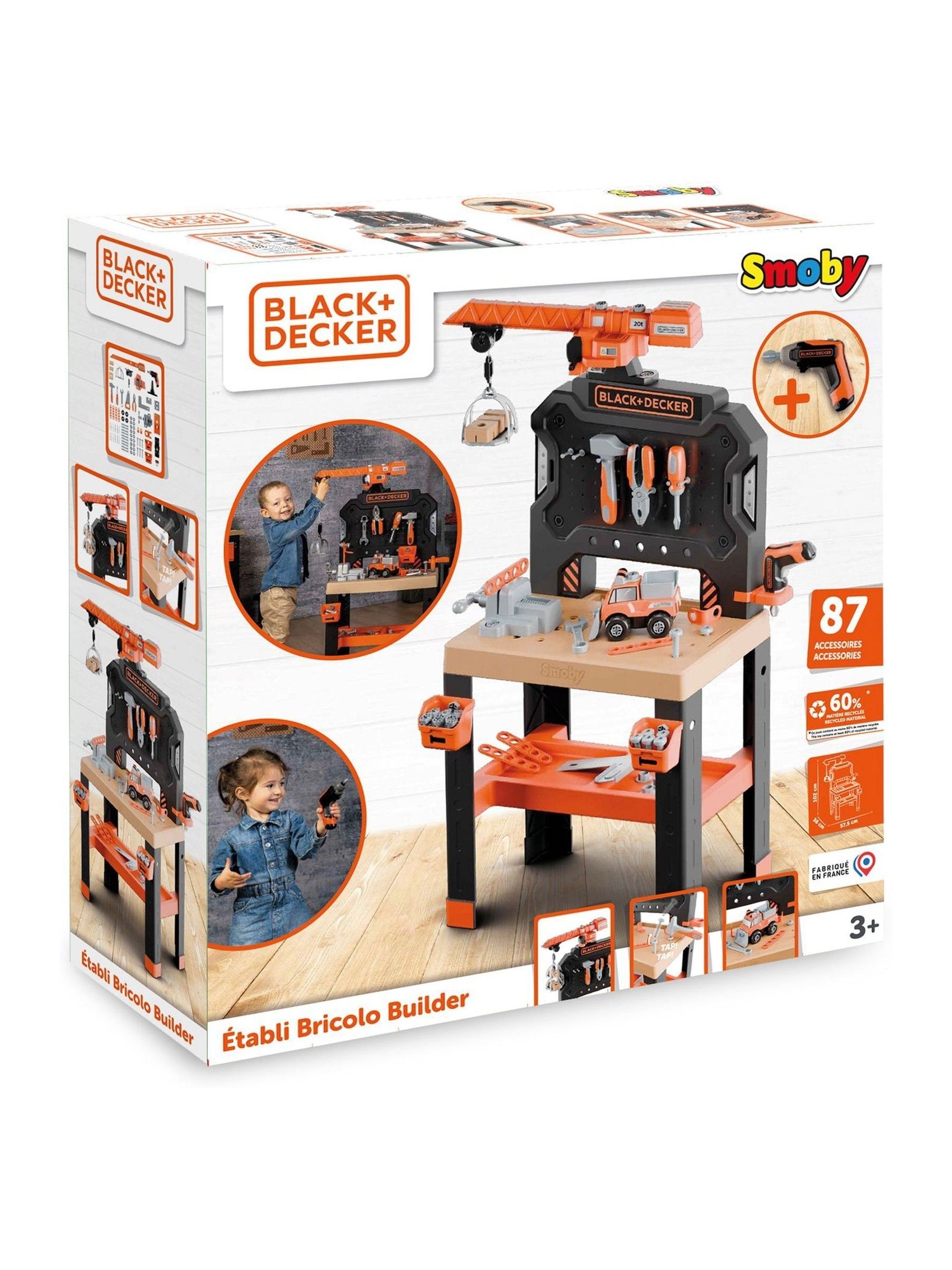 Smoby Black and Decker Builder Workbench - Image 6 of 6