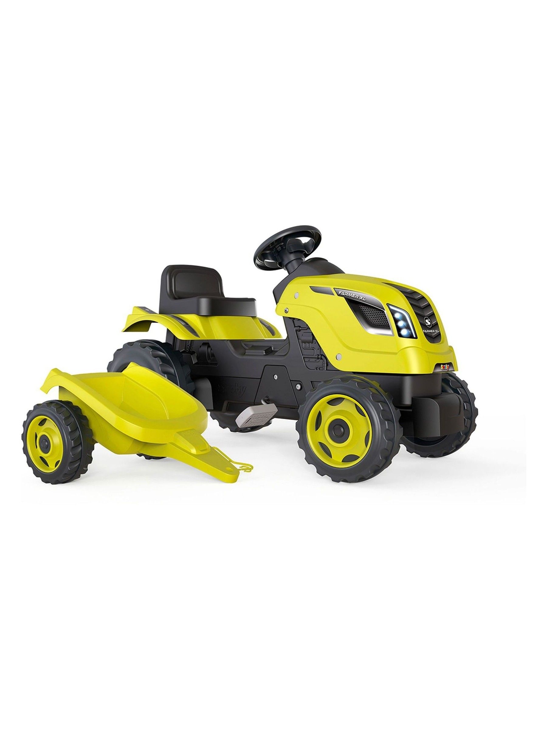 Smoby Green Farmer XL Tractor and Trailer - Image 4 of 6