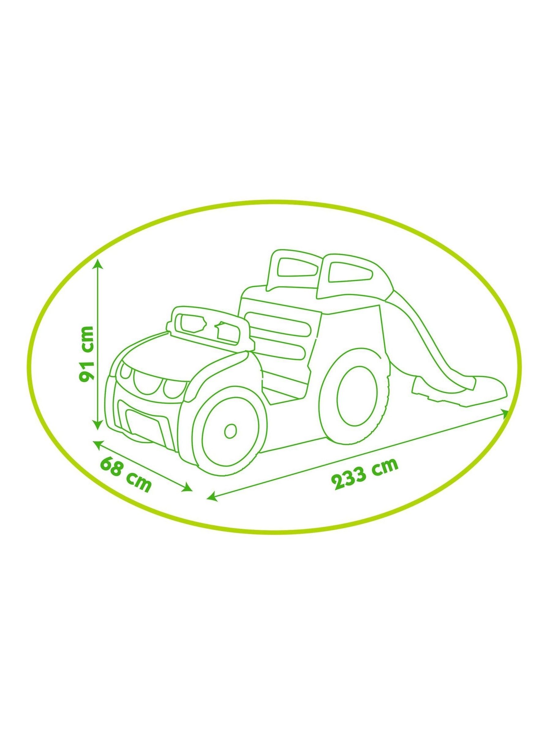 Smoby Lime Green Adventure Car - Image 6 of 6