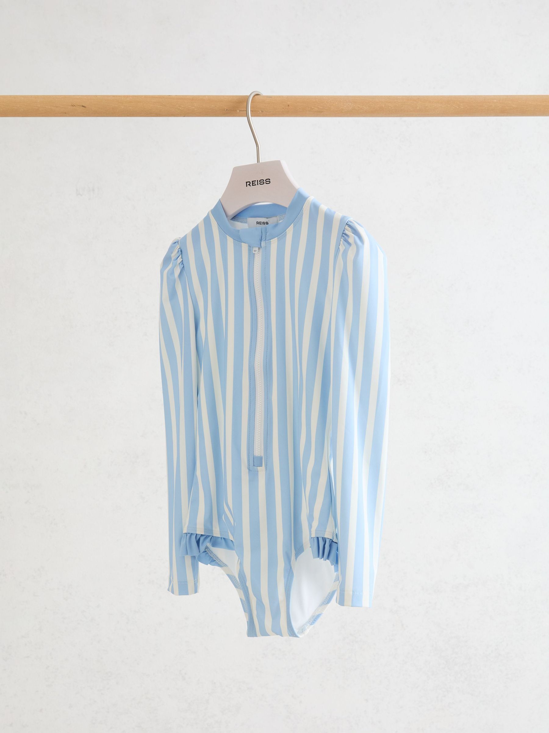 Swimsuits in Blue/Ivory - Image 2 of 3 Swimsuits in Blue/Ivory - Image 2 of 3