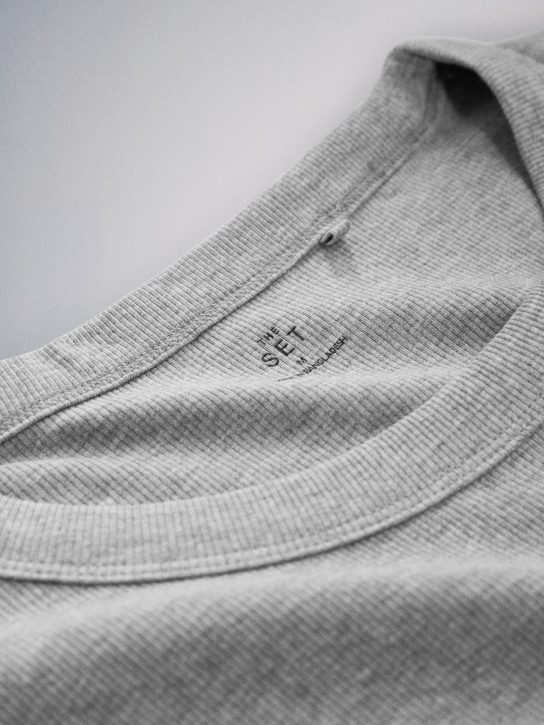 3 Pack Ribbed Midi Dresses Navy Blue/Grey Stripe/Grey Marl - Image 3 of 3