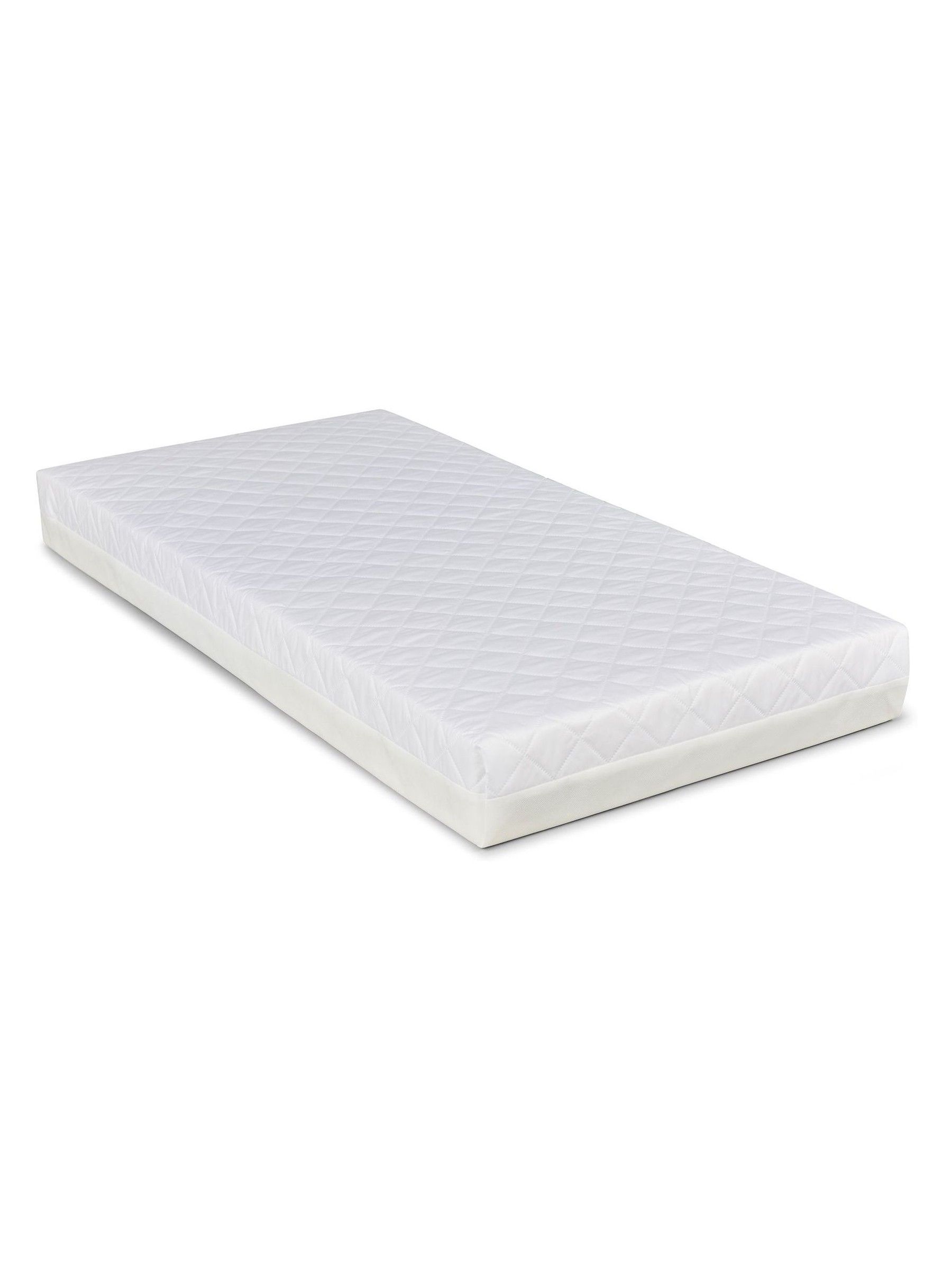 Ickle Bubba White Pembrey Cot Bed and Premium Sprung Mattress - Image 3 of 6