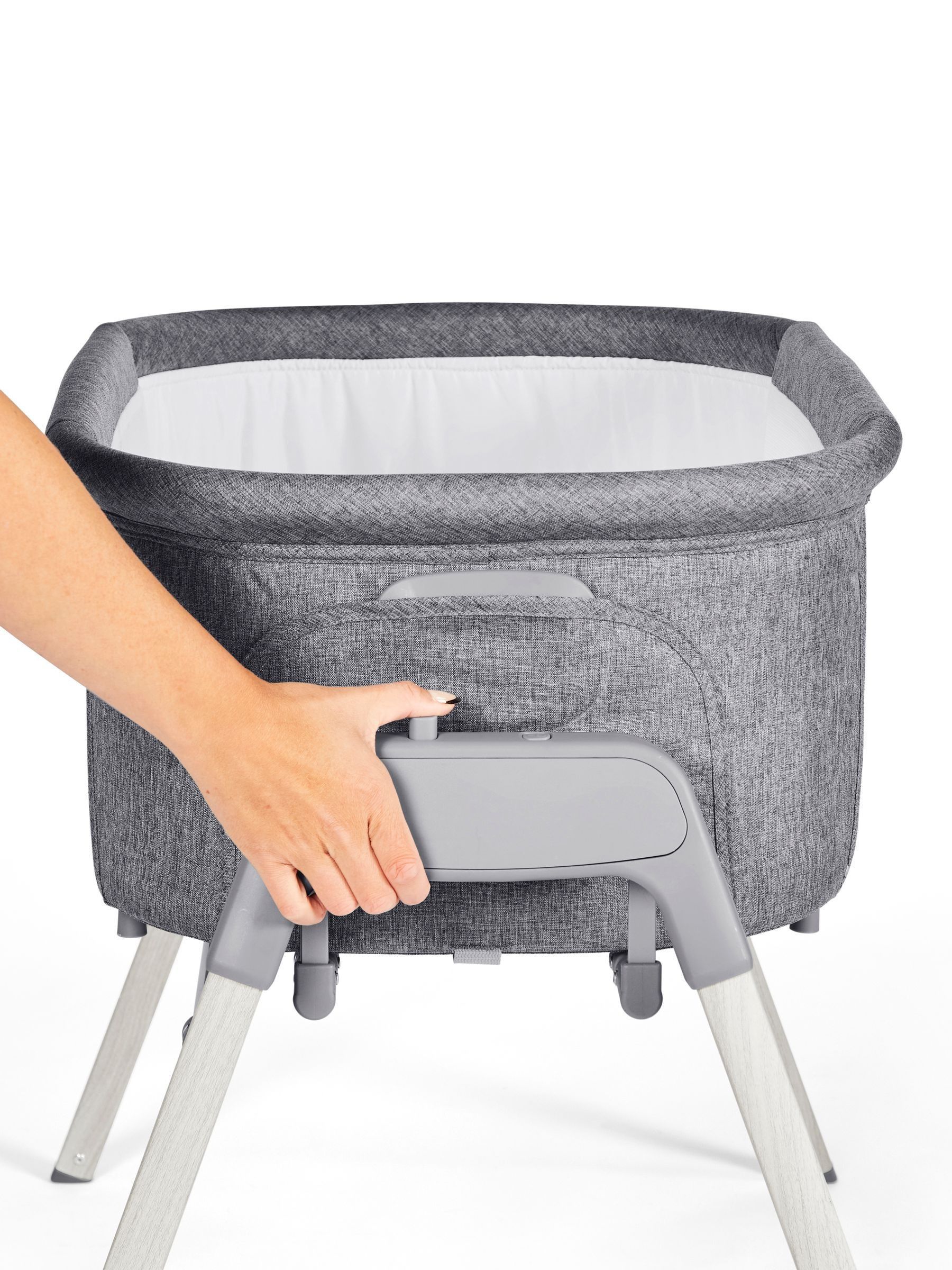 Ickle Bubba Grey Drift Gliding Crib - Image 4 of 6