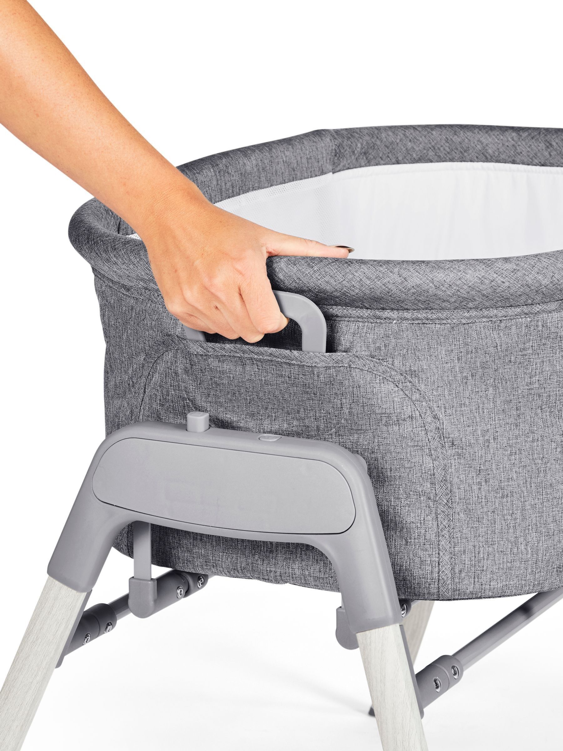 Ickle Bubba Grey Drift Gliding Crib - Image 5 of 6