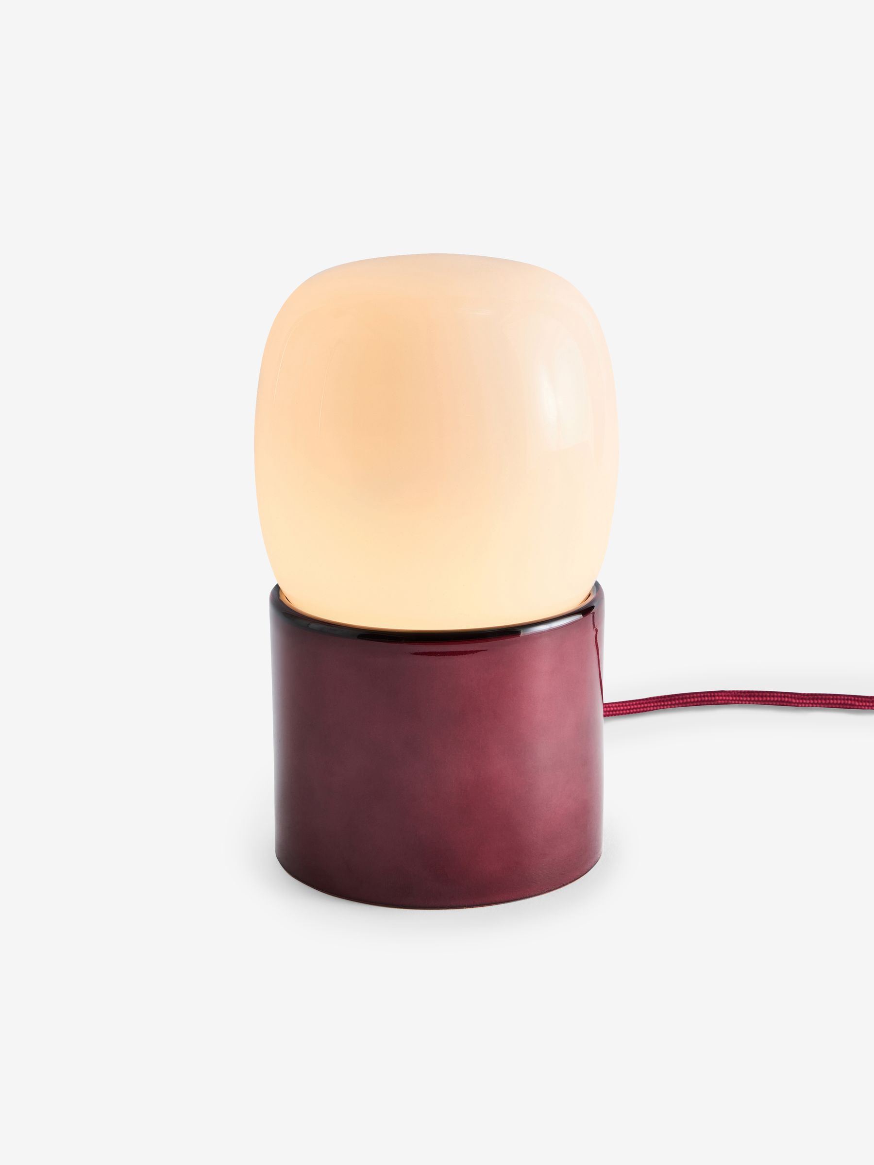 Kit Table Lamp in Burgundy Red - Image 4 of 5