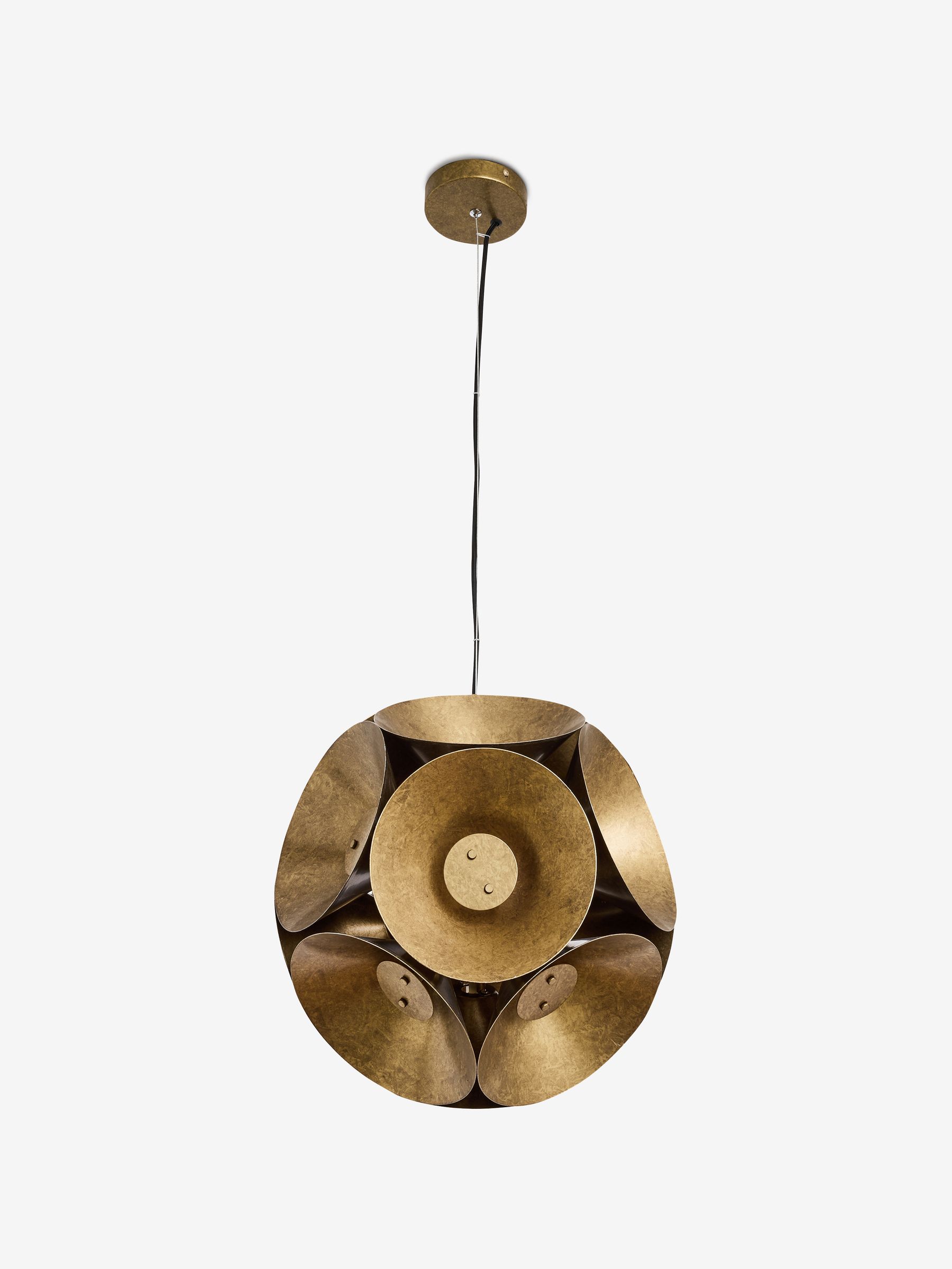 Leone 6 Light Pendant Ceiling Light in Brass - Image 5 of 5