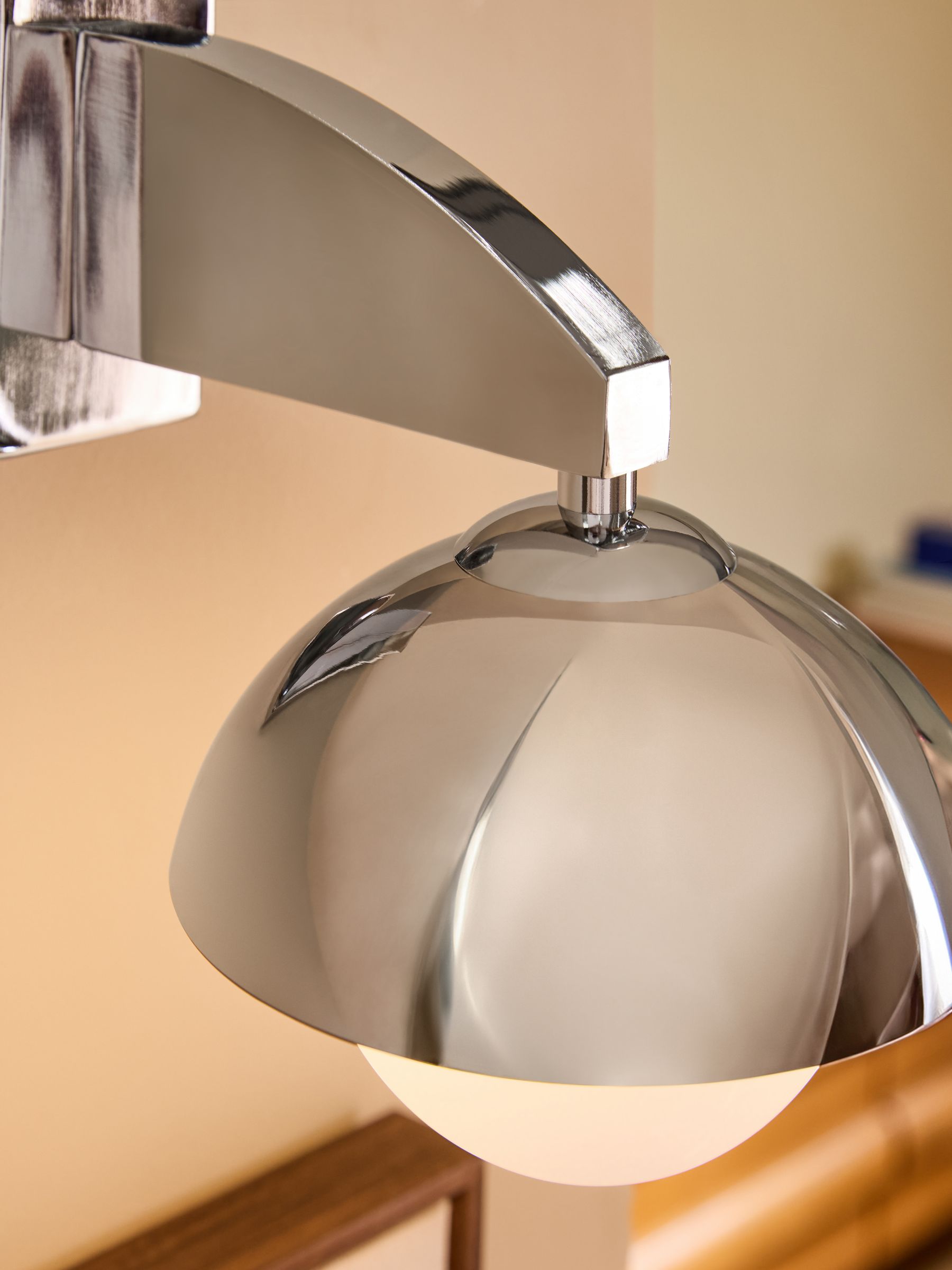 Layla Wall Light in Chrome - Image 3 of 6