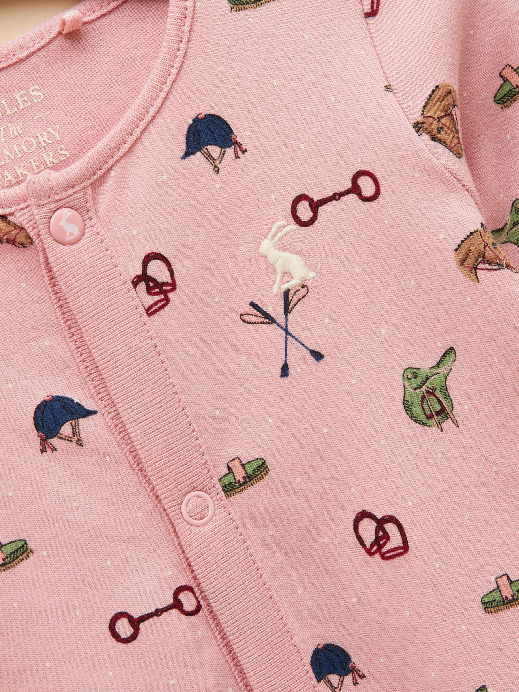 Razamataz Pink Horse Cotton Babygrow - Image 4 of 4 Razamataz Pink Horse Cotton Babygrow - Image 4 of 4