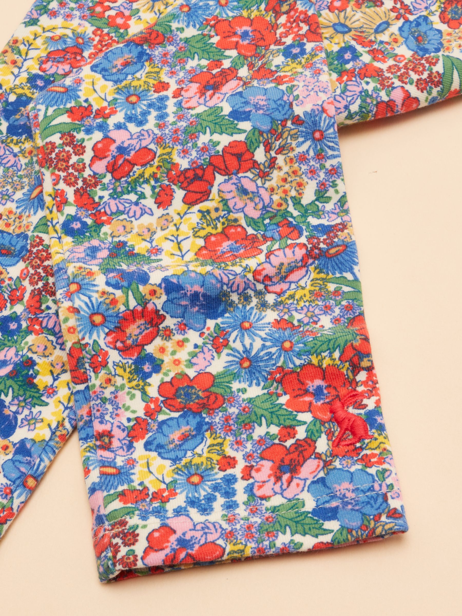 Girls' Deedee Ditsy & Navy Multipack Leggings (2 Pack) - Image 7 of 7