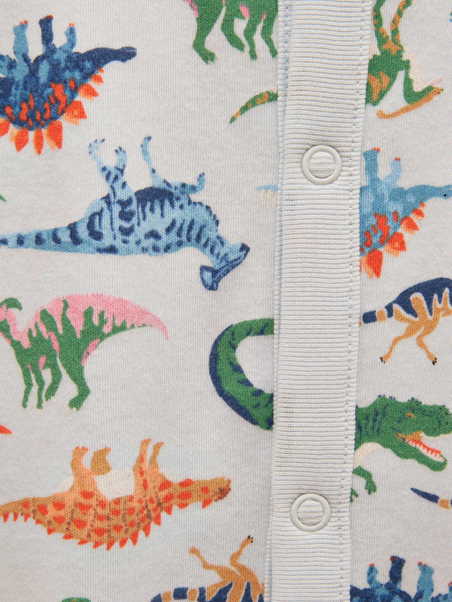 Razamataz Blue Dino Cotton Babygrow - Image 4 of 5