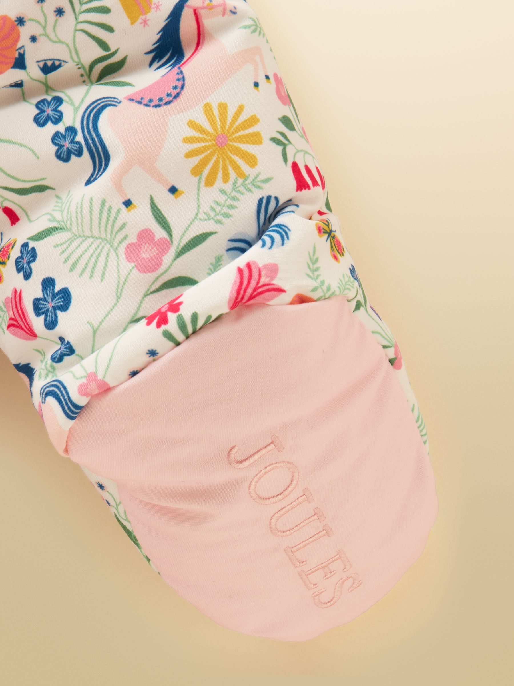Baby Padded Pink Zip Through Pramsuit - Image 5 of 5