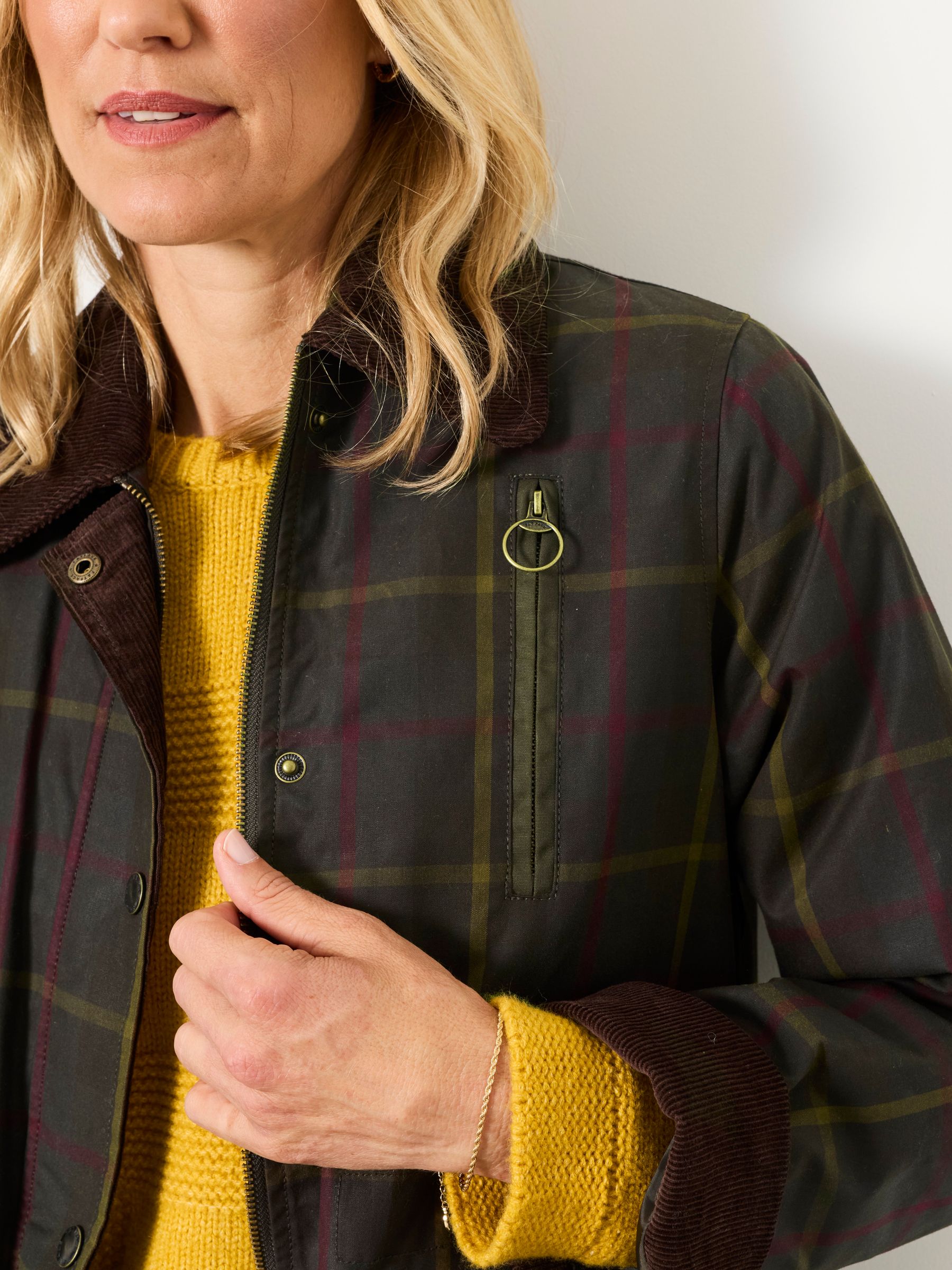 Kent Green Check Barn Jacket - Image 4 of 6