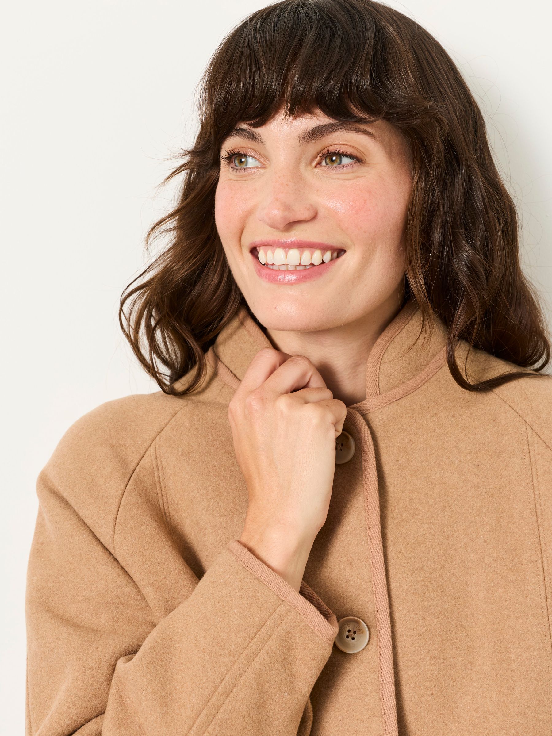 Orla Tan Brown Petite Wool Jacket - Image 5 of 7