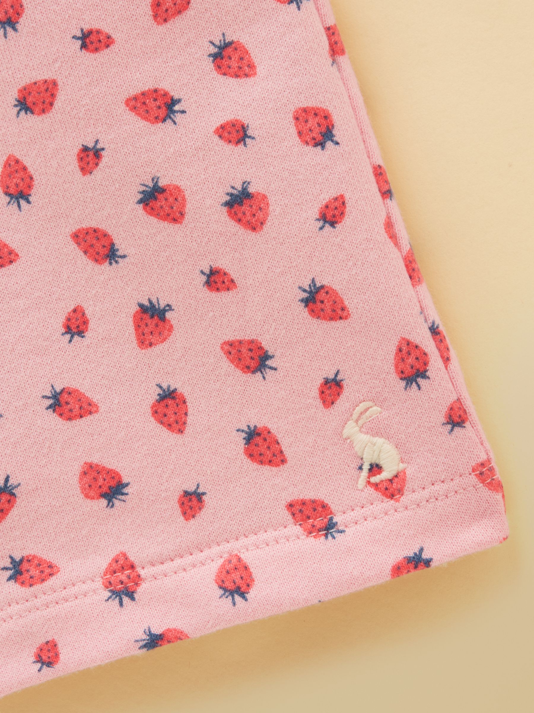 Kids' Pink Quater Zip Sweatshirt and Shorts Set - Image 6 of 9