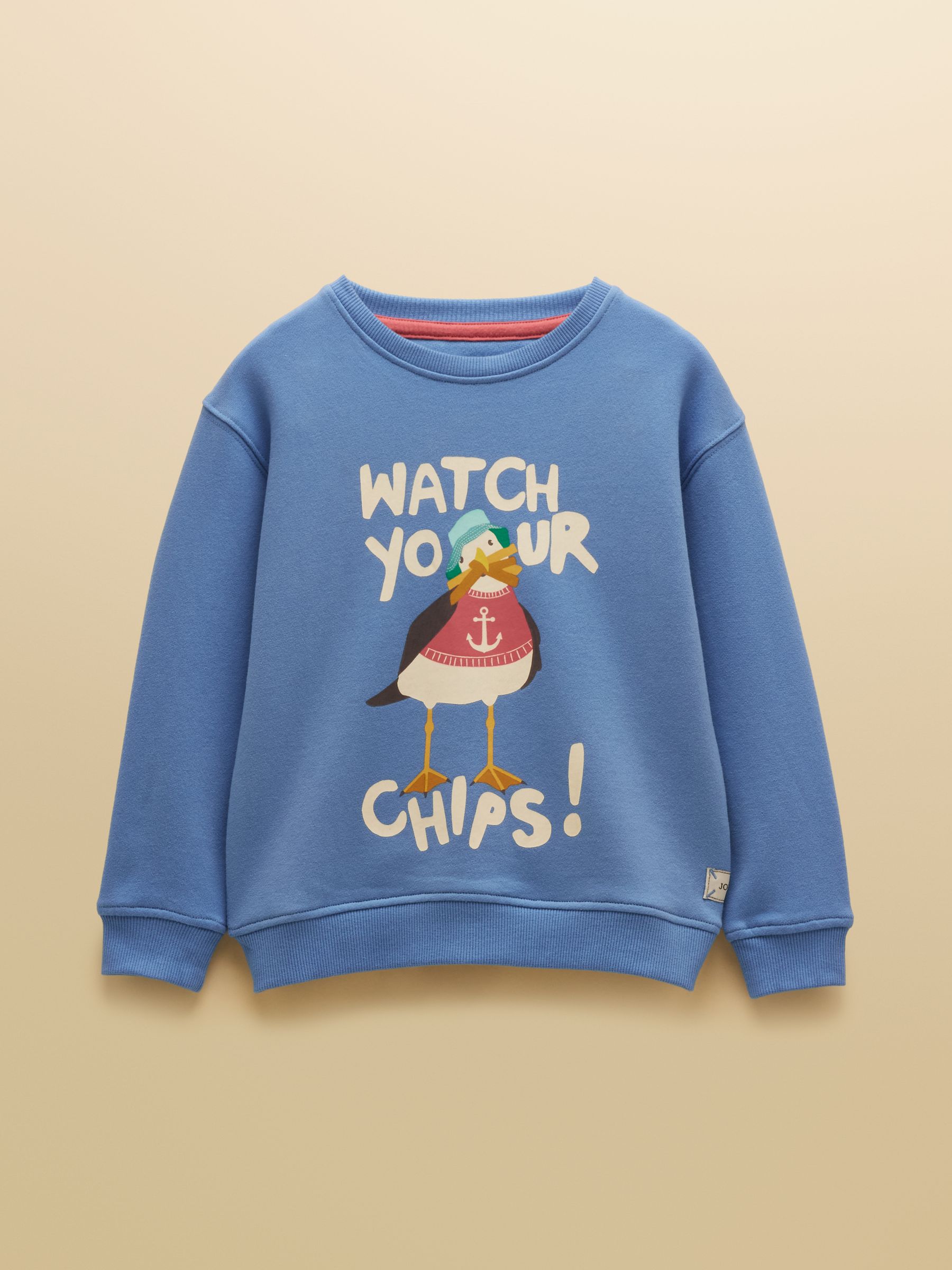Boys' Artwork Blue Screenprint Sweatshirt - Image 1 of 5