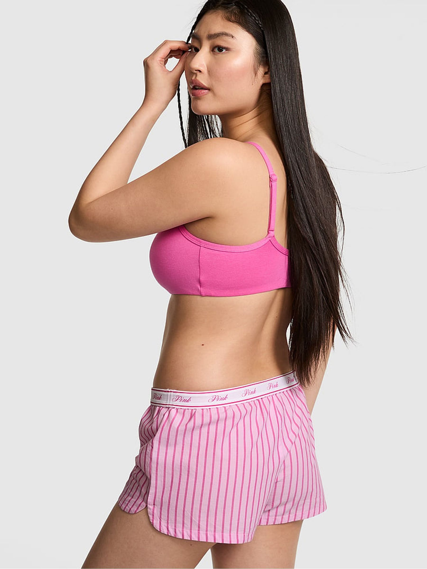 Pink Lollipop Stripe Pyjama Short Bottoms - Image 2 of 2