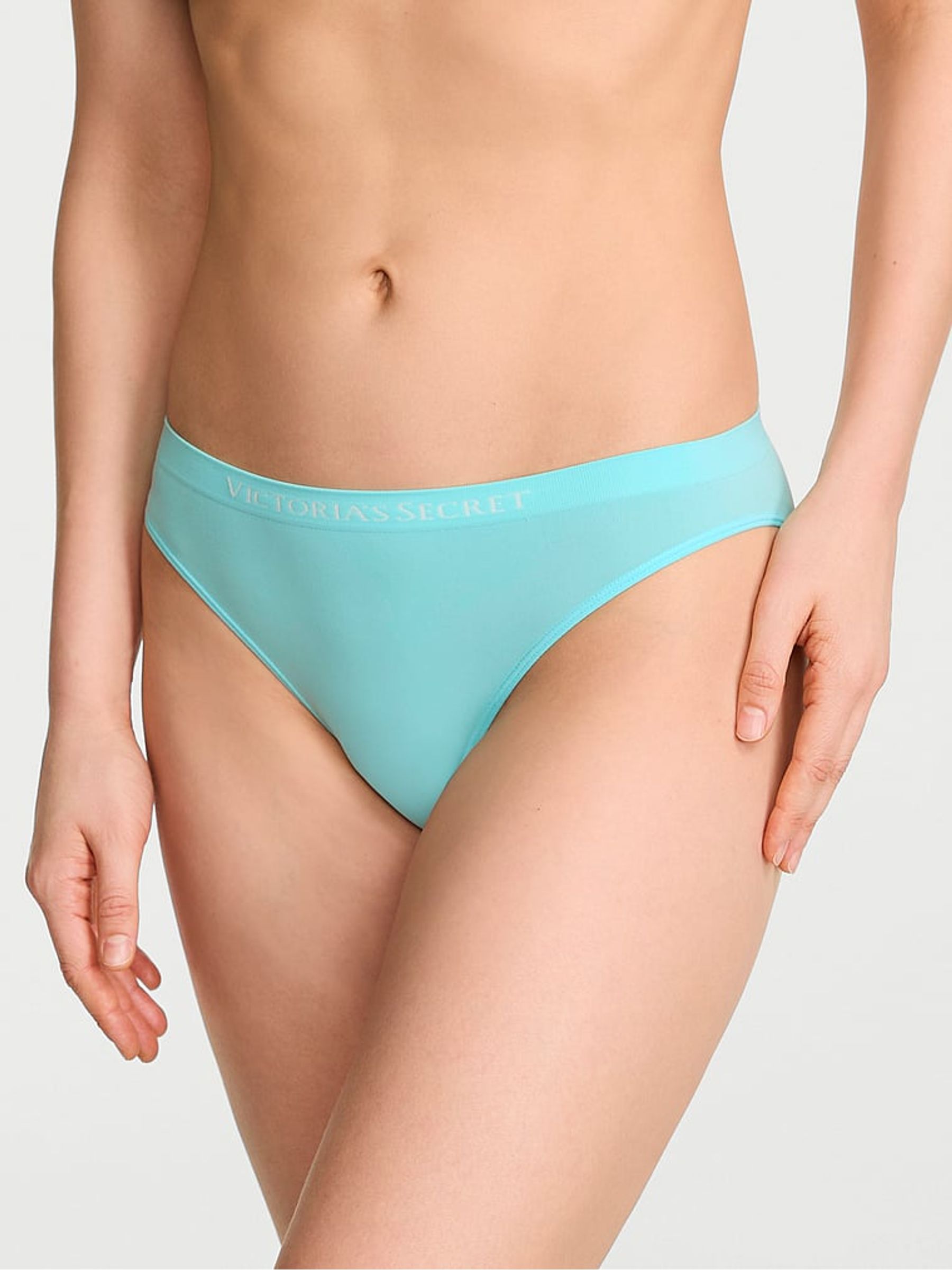 Pure Aqua Blue Bikini Knickers - Image 1 of 2