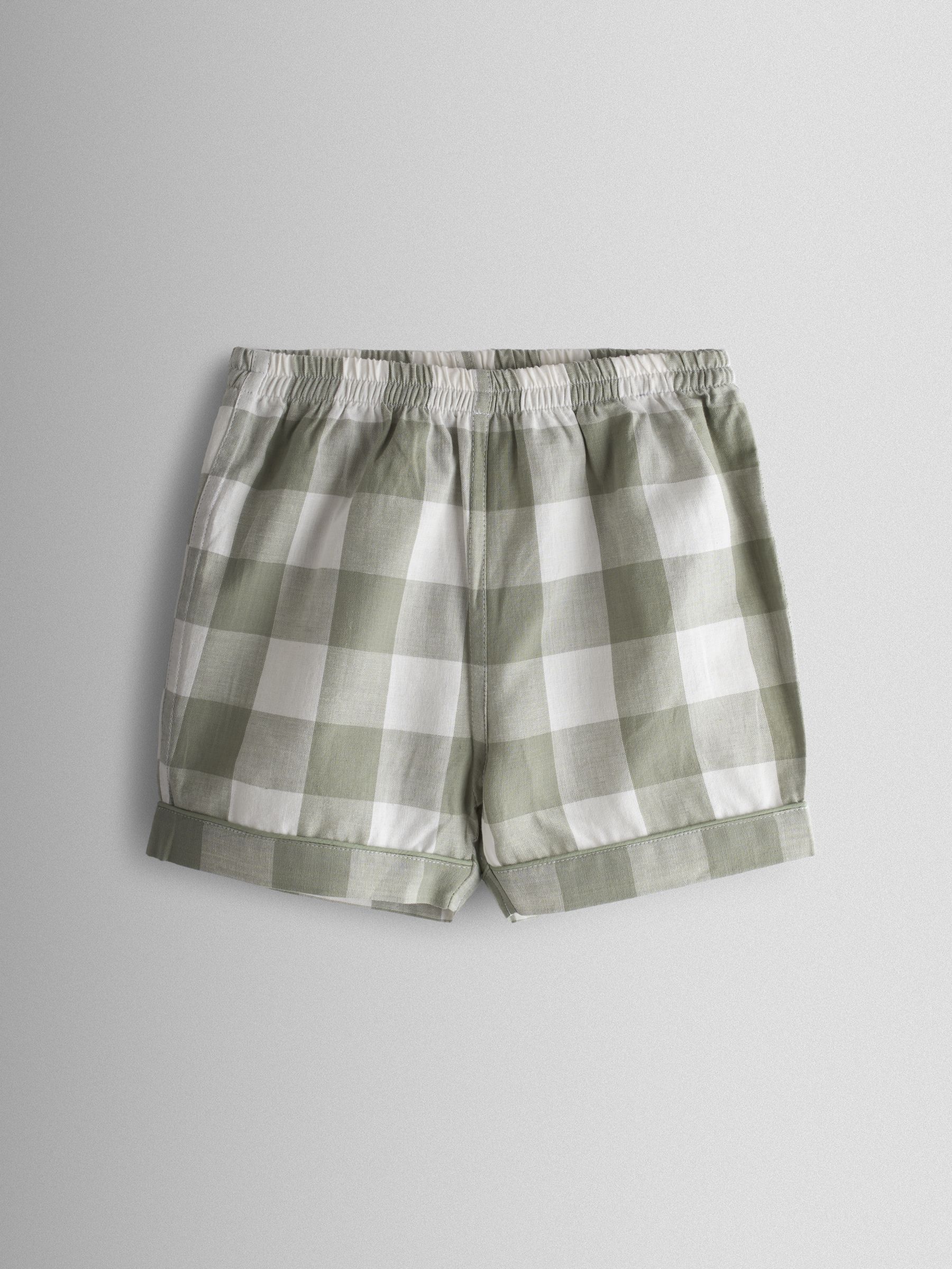 Green Tractor Embroidered Woven Classic Pyjamas - Image 5 of 8