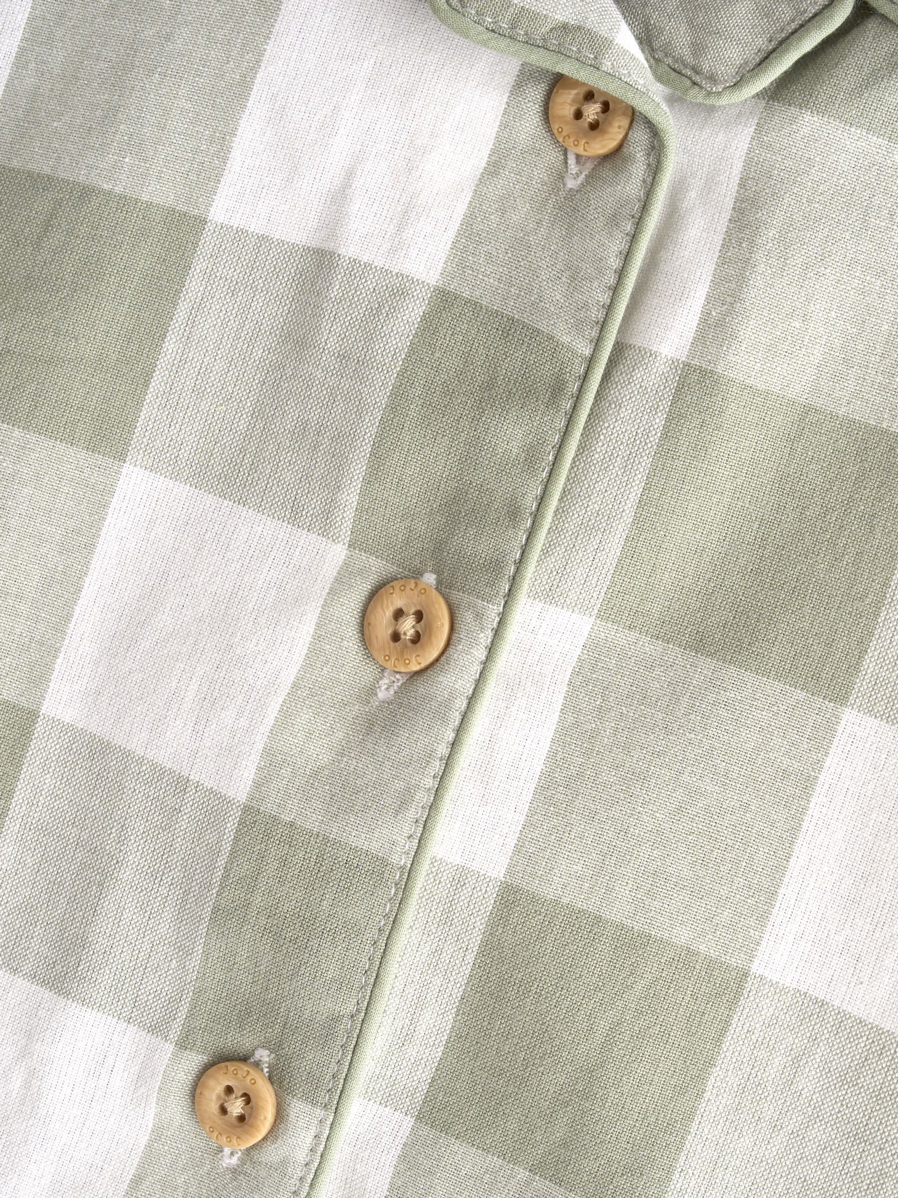 Green Tractor Embroidered Woven Classic Pyjamas - Image 7 of 7