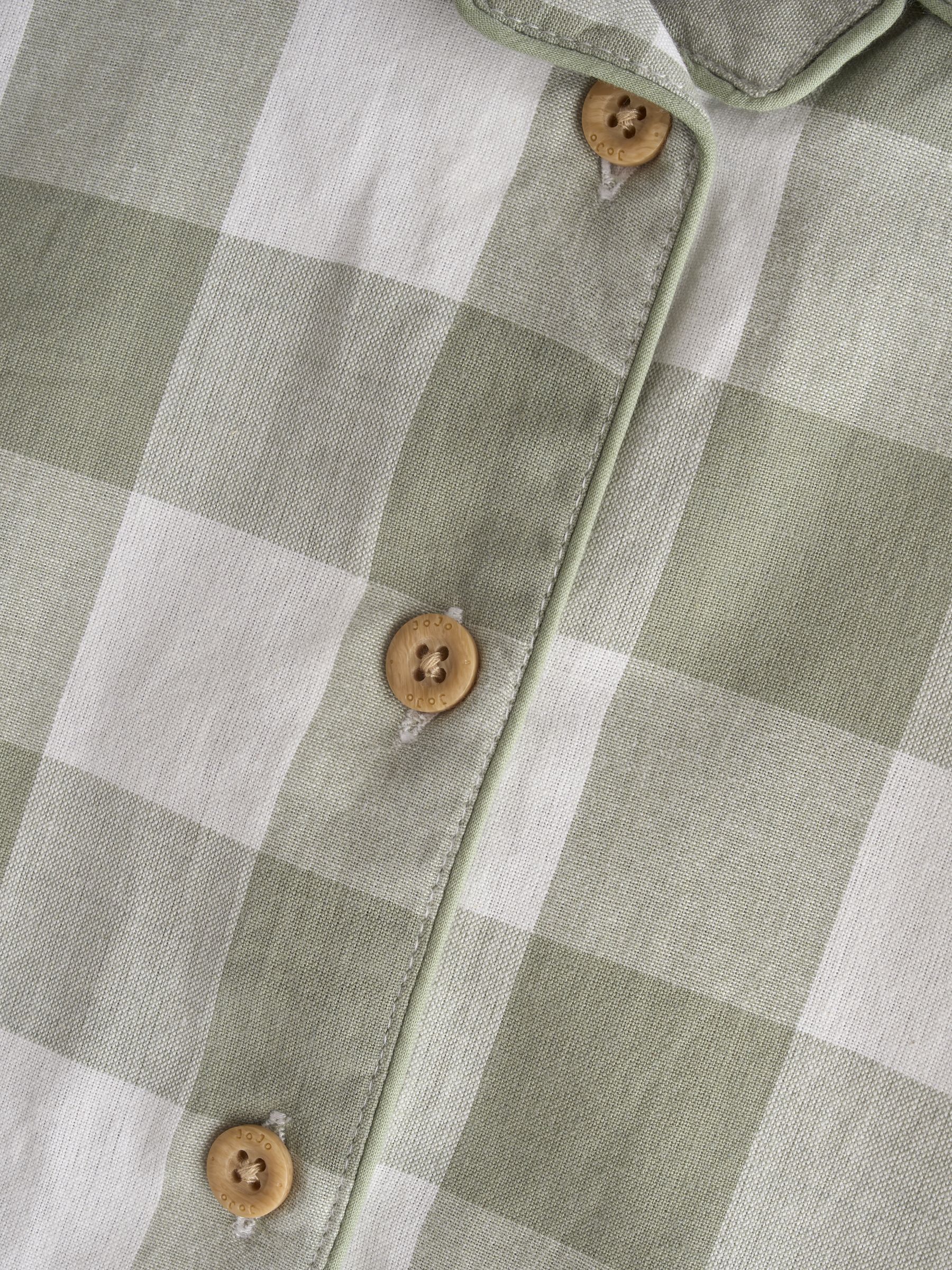 Green Tractor Embroidered Woven Classic Pyjamas - Image 8 of 8