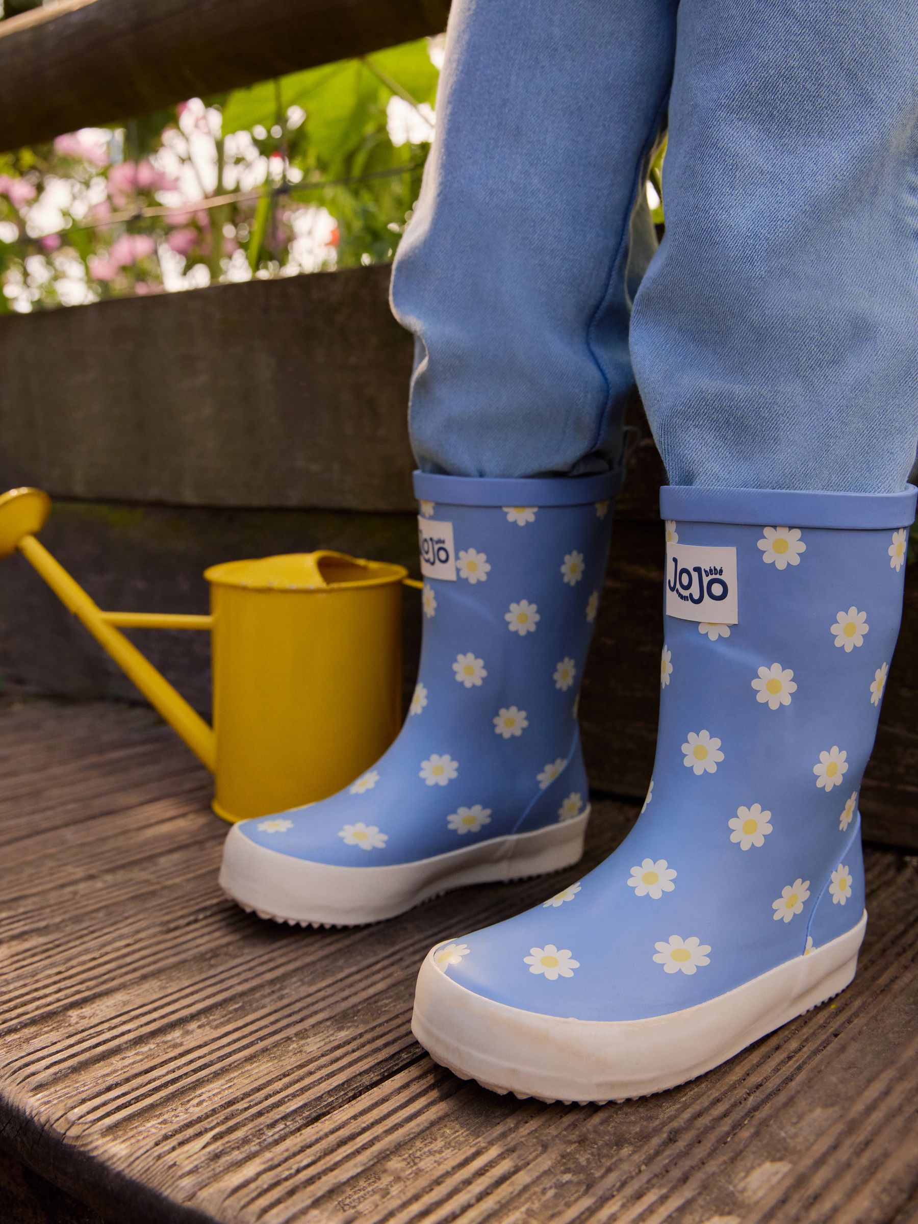 Blue Daisy Print Wellies - Image 1 of 1