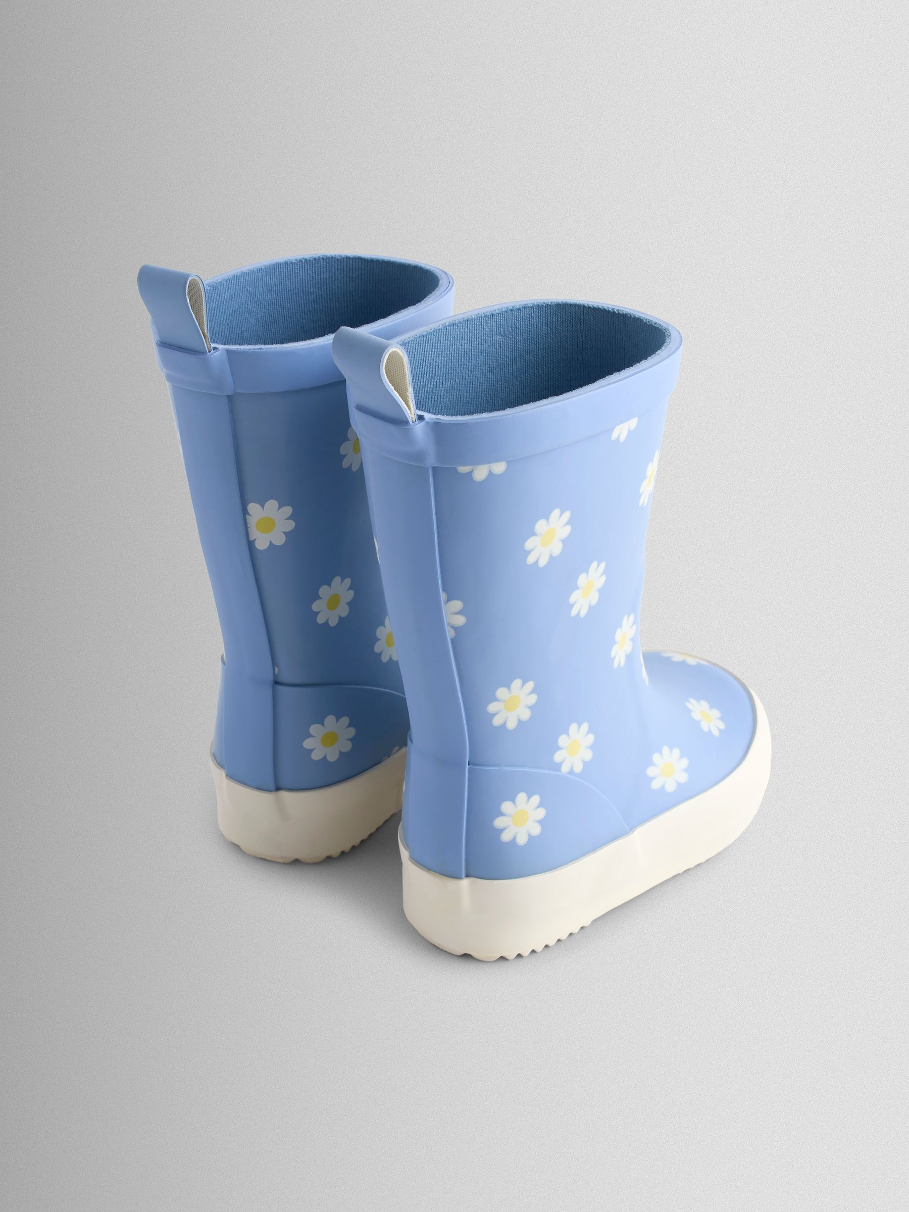Blue Daisy Print Wellies - Image 3 of 5