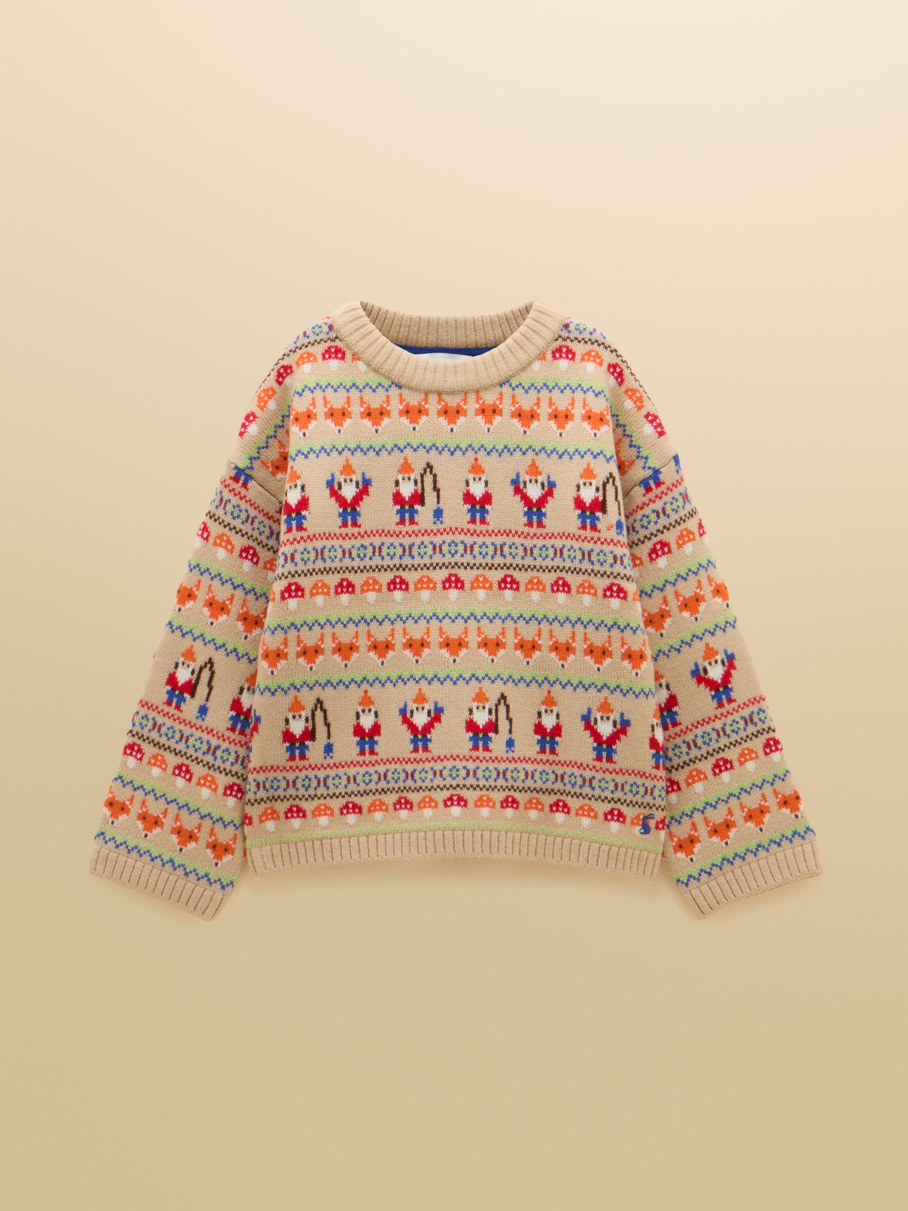 Boys' Radlie Oat Fair Isle Knit Jumper - Image 1 of 4 Boys' Radlie Oat Fair Isle Knit Jumper - Image 1 of 4