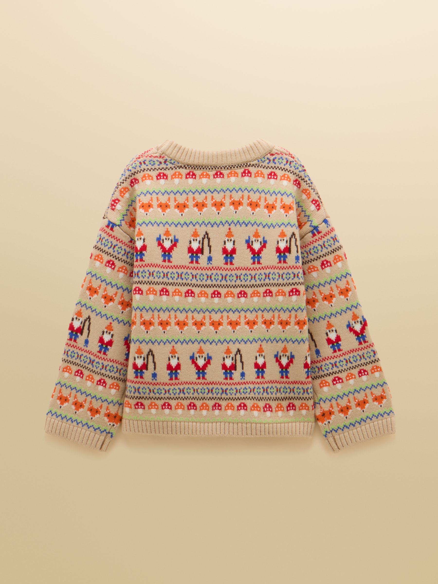 Boys' Radlie Oat Fair Isle Knit Jumper - Image 2 of 4