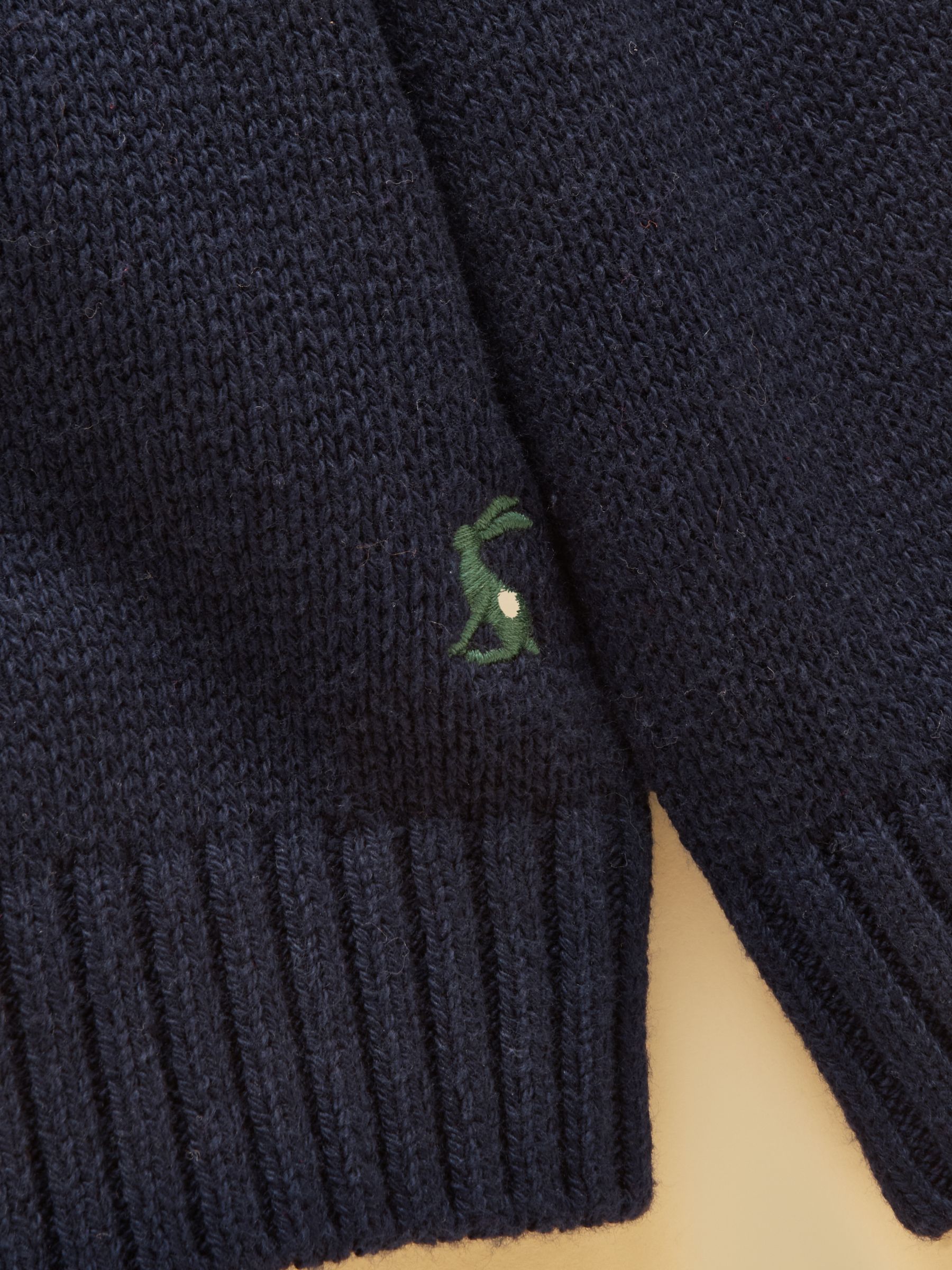Boys' Intarsia Blue Knit Jumper - Image 4 of 4