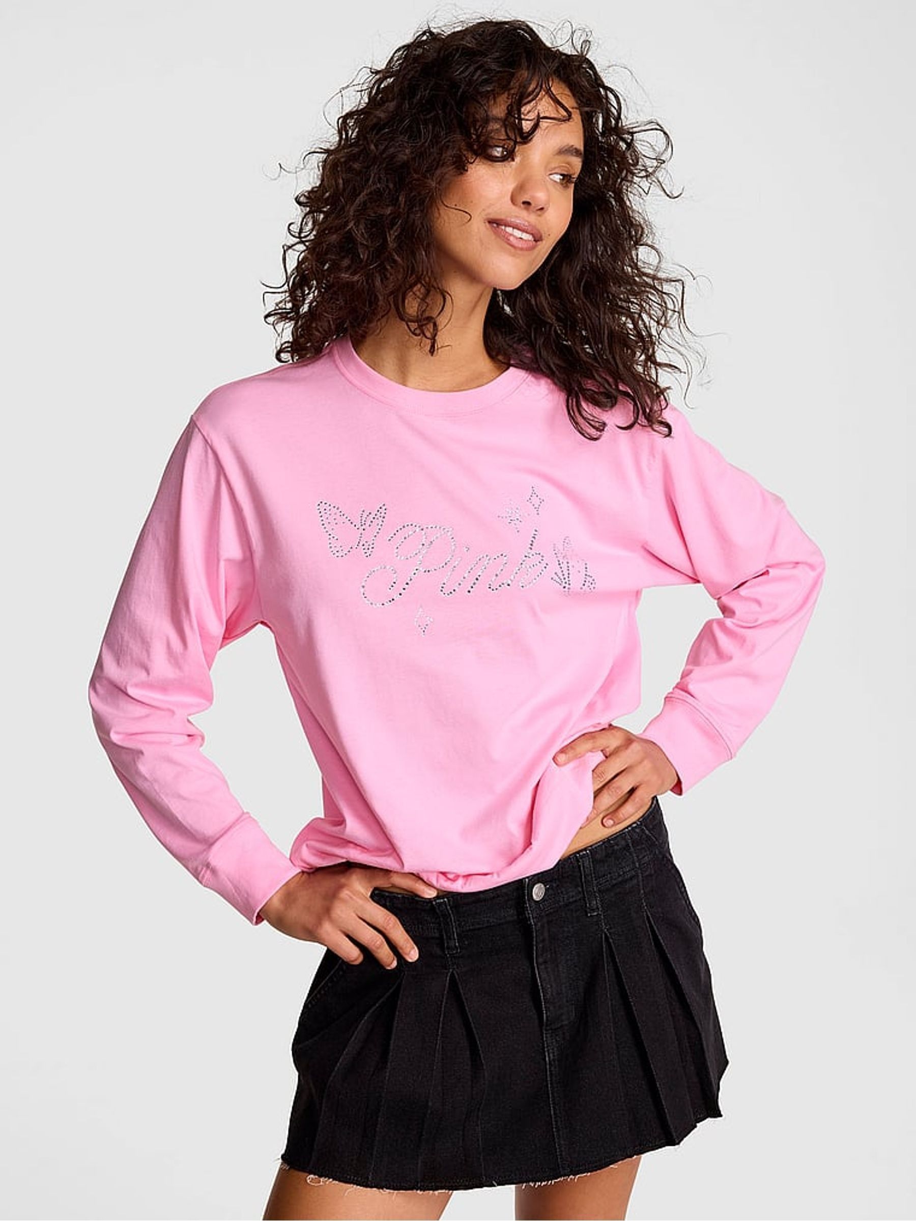 Pink Lollipop Cotton Long Sleeve T-Shirt - Image 1 of 2