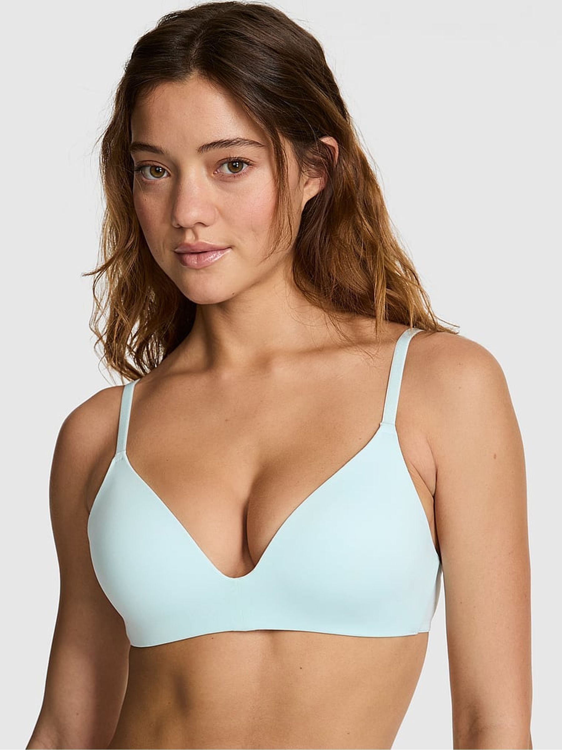Spray Blue Non Wired Lightly Lined Bra - Image 1 of 2