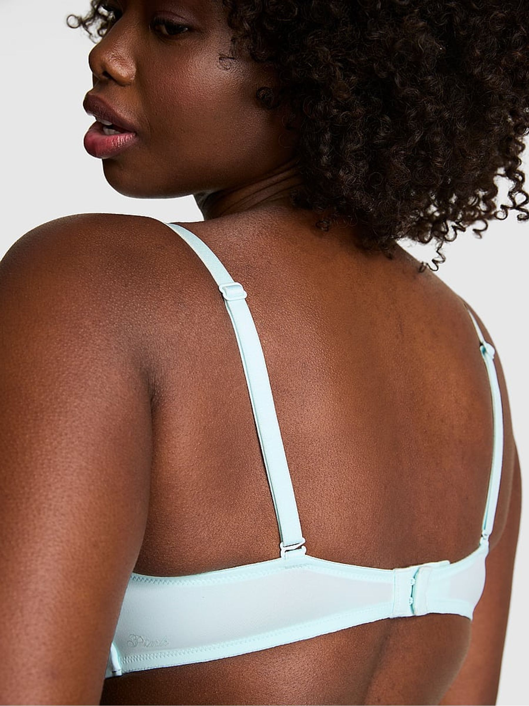 Spray Blue Non Wired Push Up Bra - Image 2 of 2