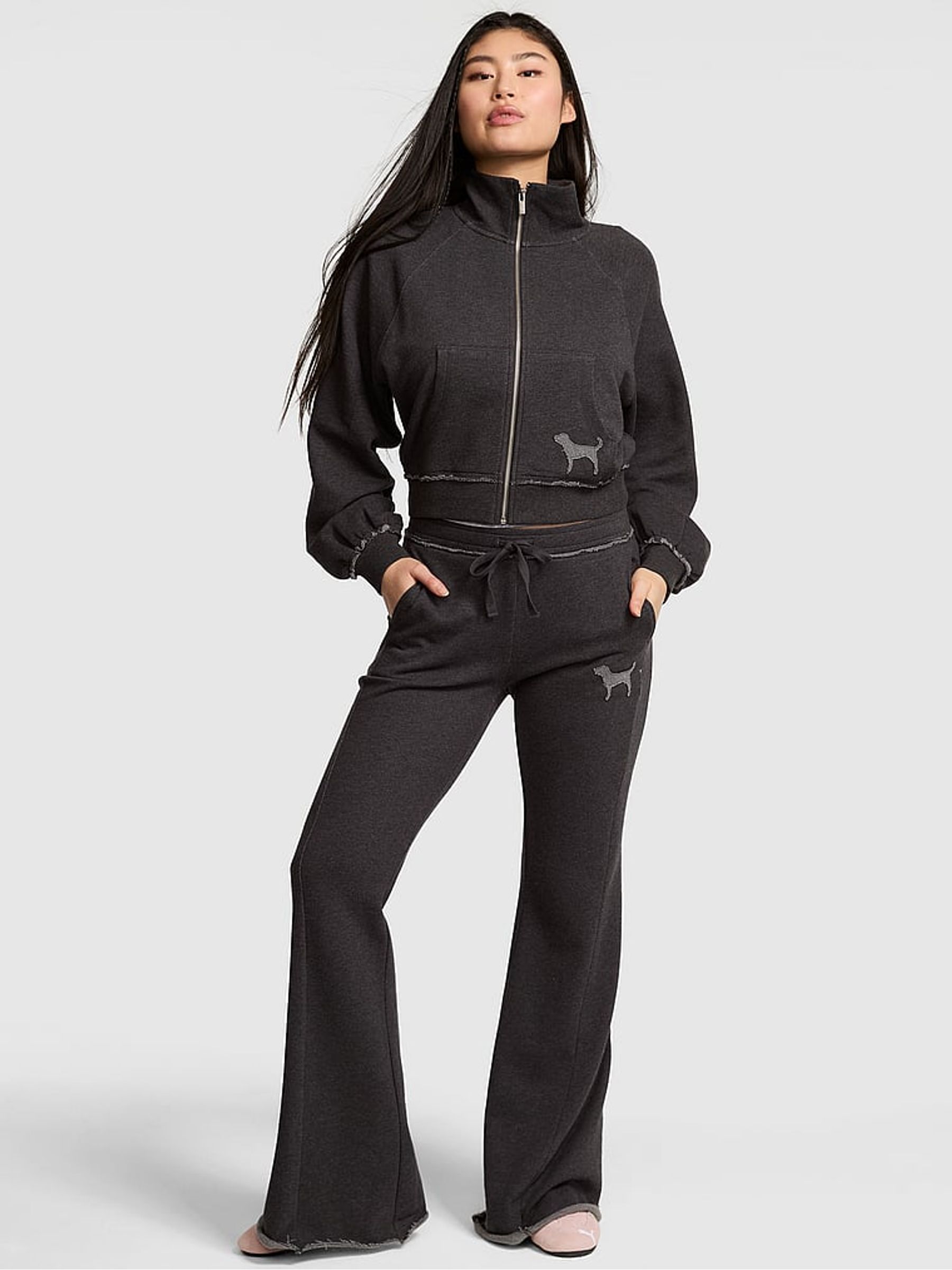 Charcoal Heather Grey Joggers - Image 1 of 3