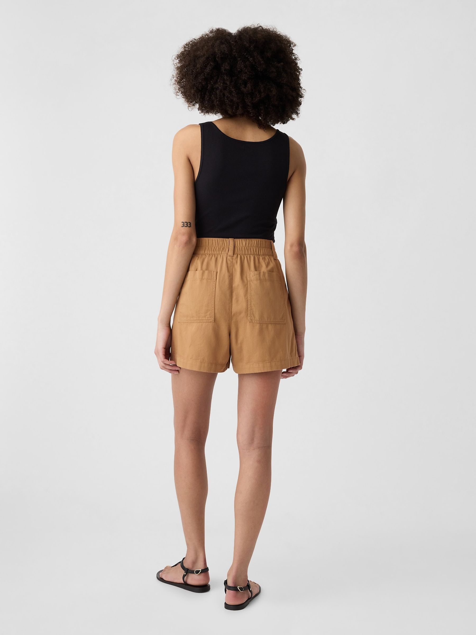 Brown Cargo Shorts - Image 2 of 5