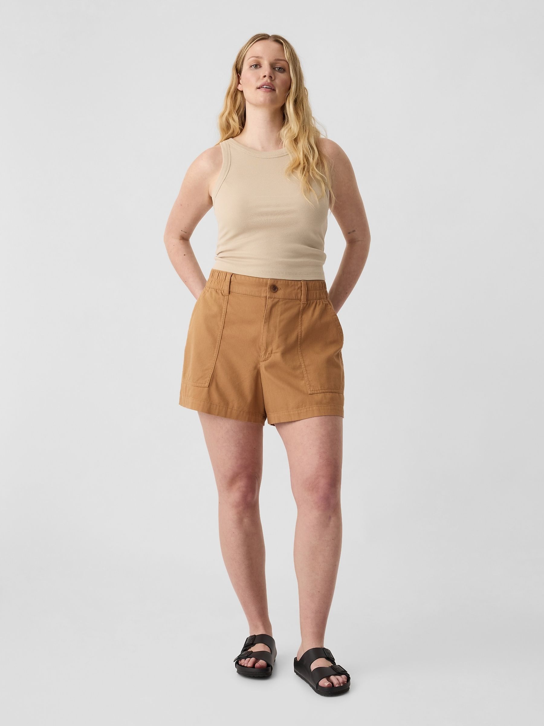 Brown Cargo Shorts - Image 5 of 5