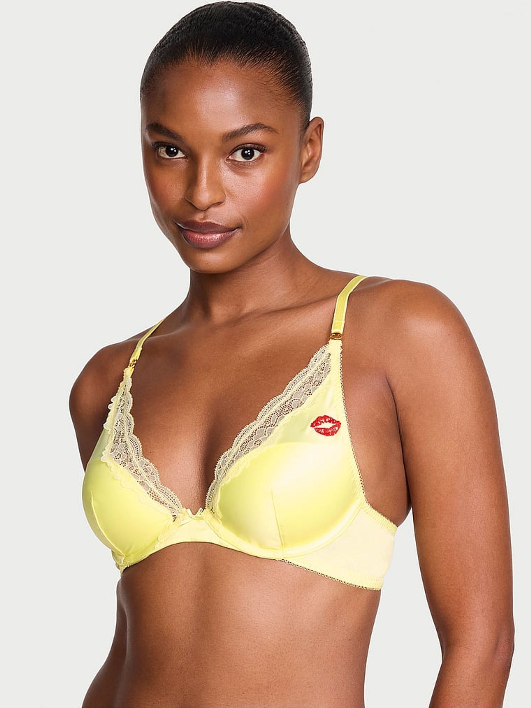 Lemonade Yellow Plunge Bra - Image 1 of 2