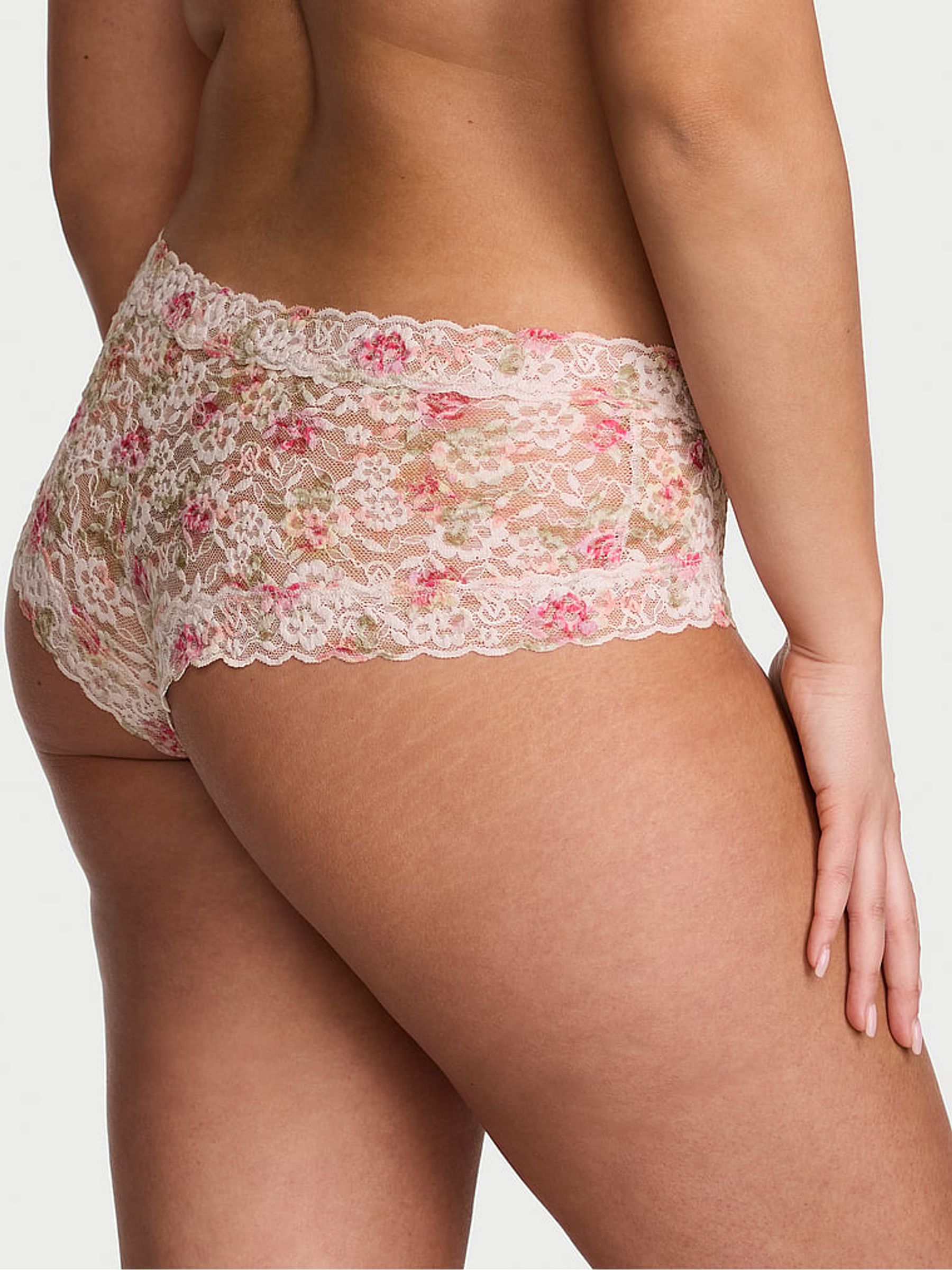Coconut White Floral Cheeky Knickers - Image 2 of 2