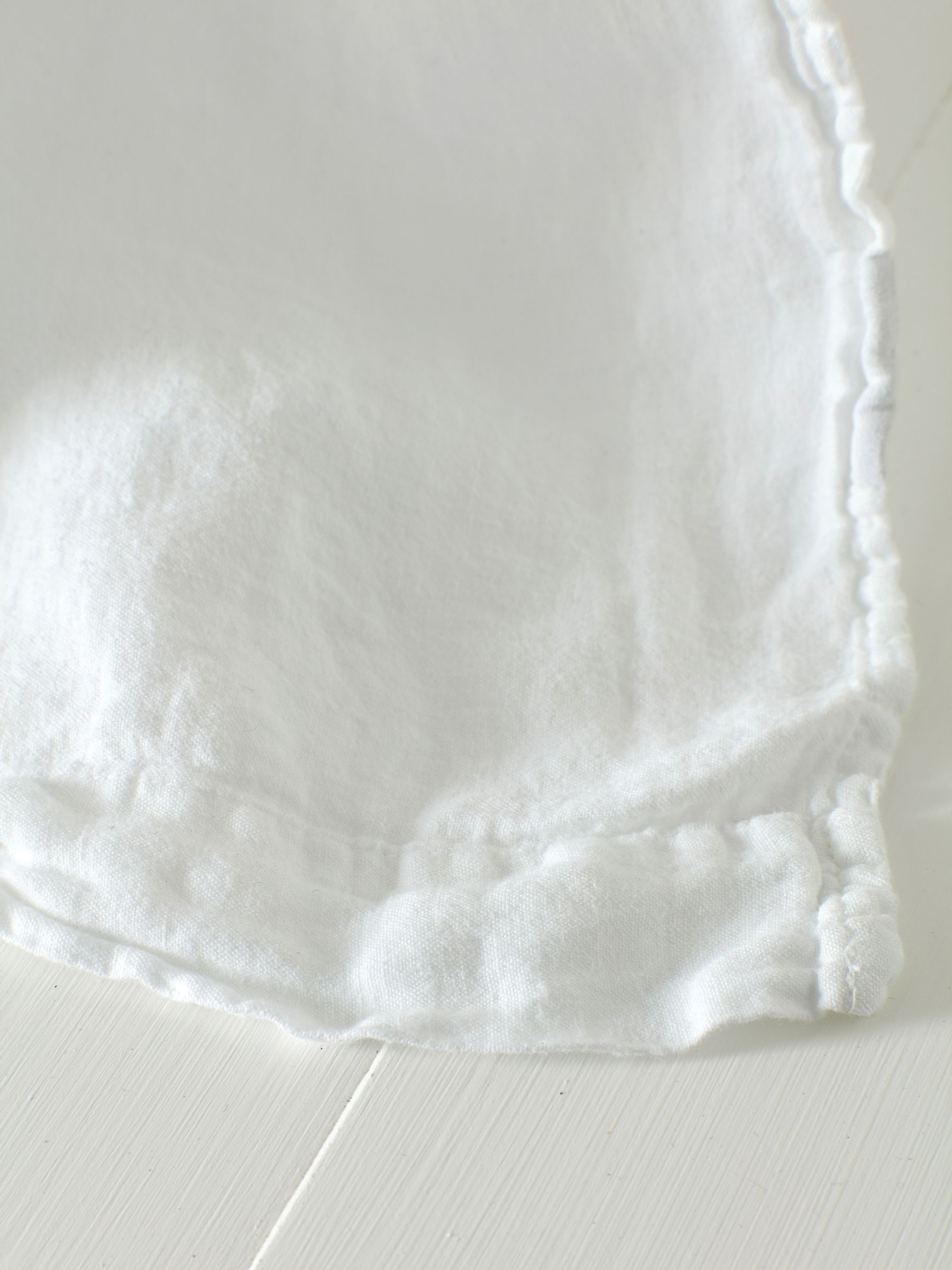 Secret Linen Store White 100% Linen Loop Top Single Curtain - Image 2 of 2 Secret Linen Store White 100% Linen Loop Top Single Curtain - Image 2 of 2