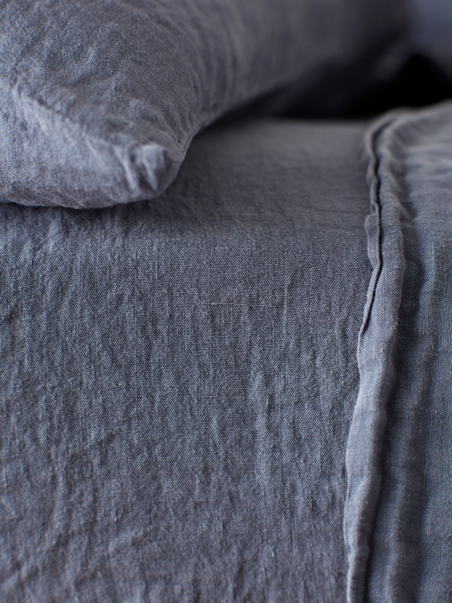 Secret Linen Store French Blue Linen Duvet Cover - Image 4 of 5