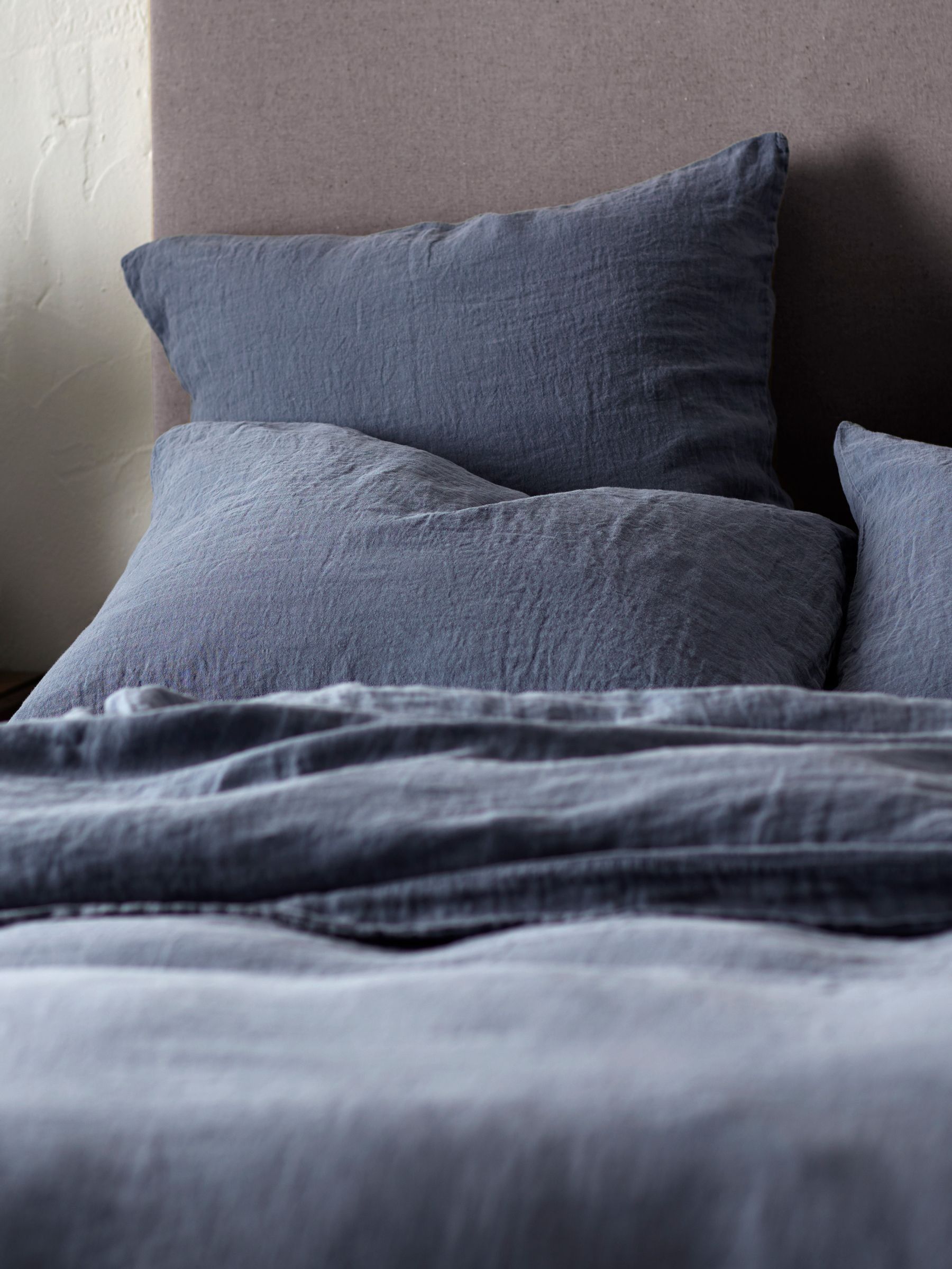 Secret Linen Store French Blue 100% Linen Pillowcase - Image 1 of 5