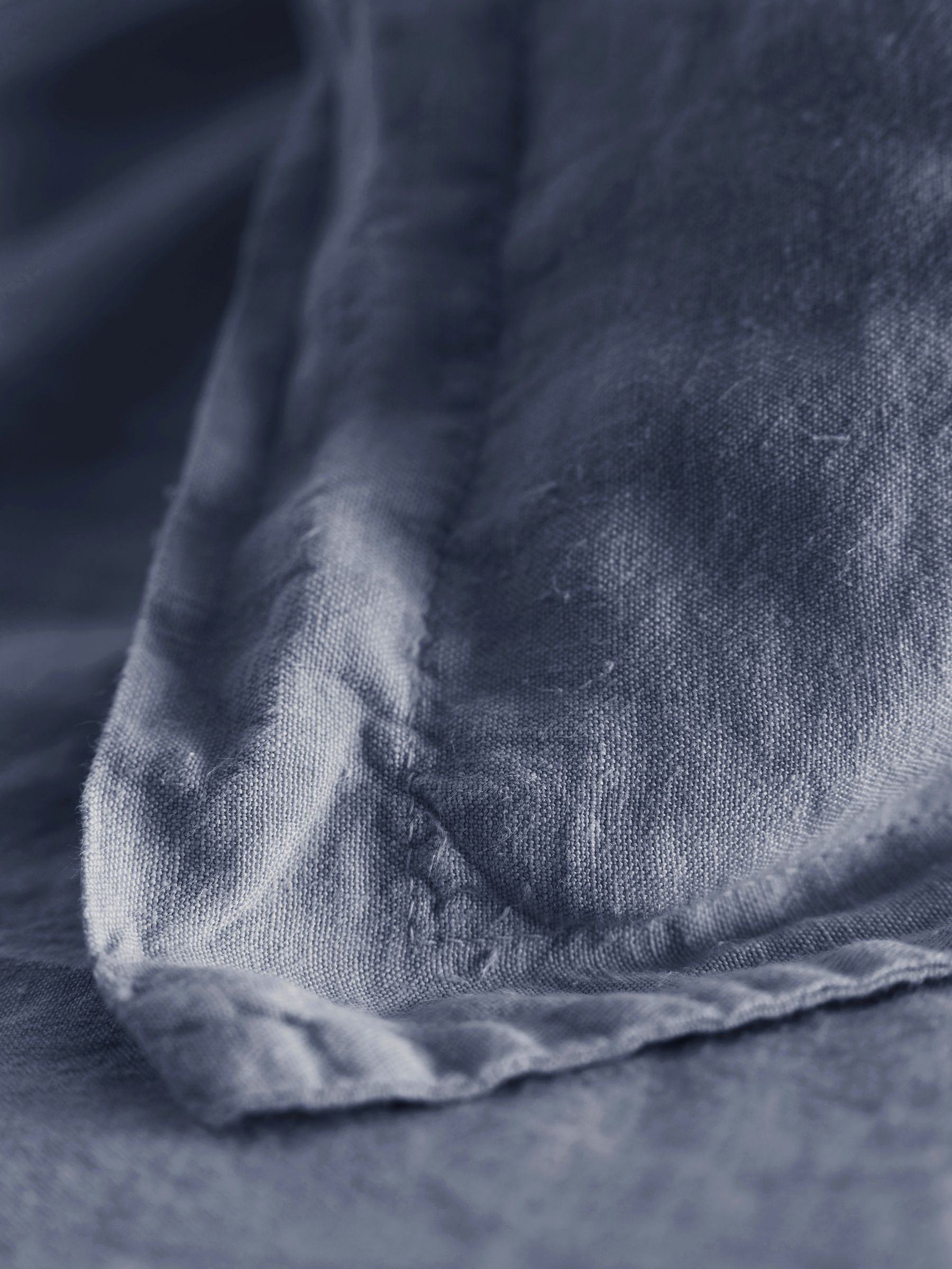 Secret Linen Store French Blue 100% Linen Pillowcase - Image 2 of 5