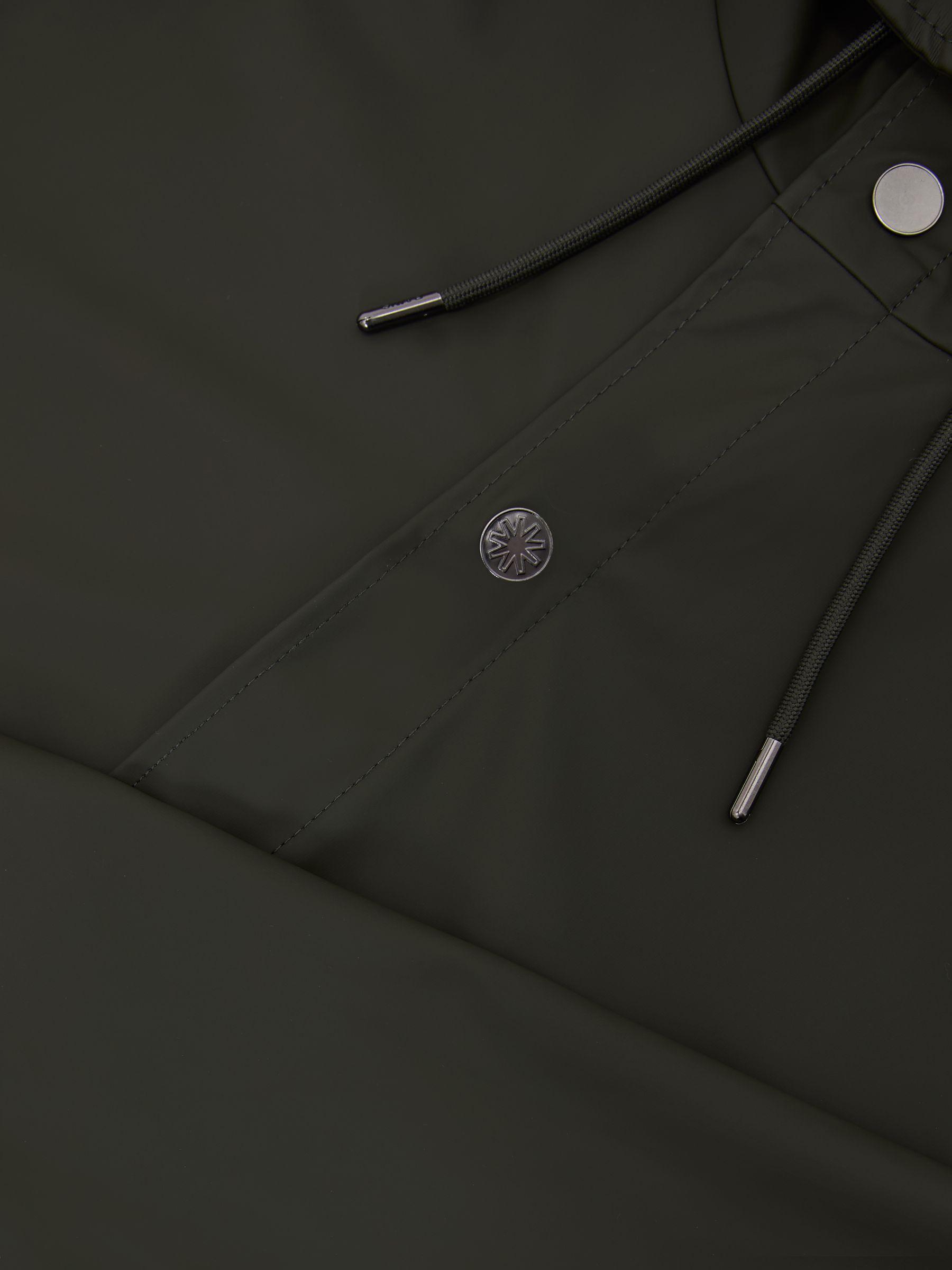 Rains Waterproof Long Jacket in Green - Image 5 of 5