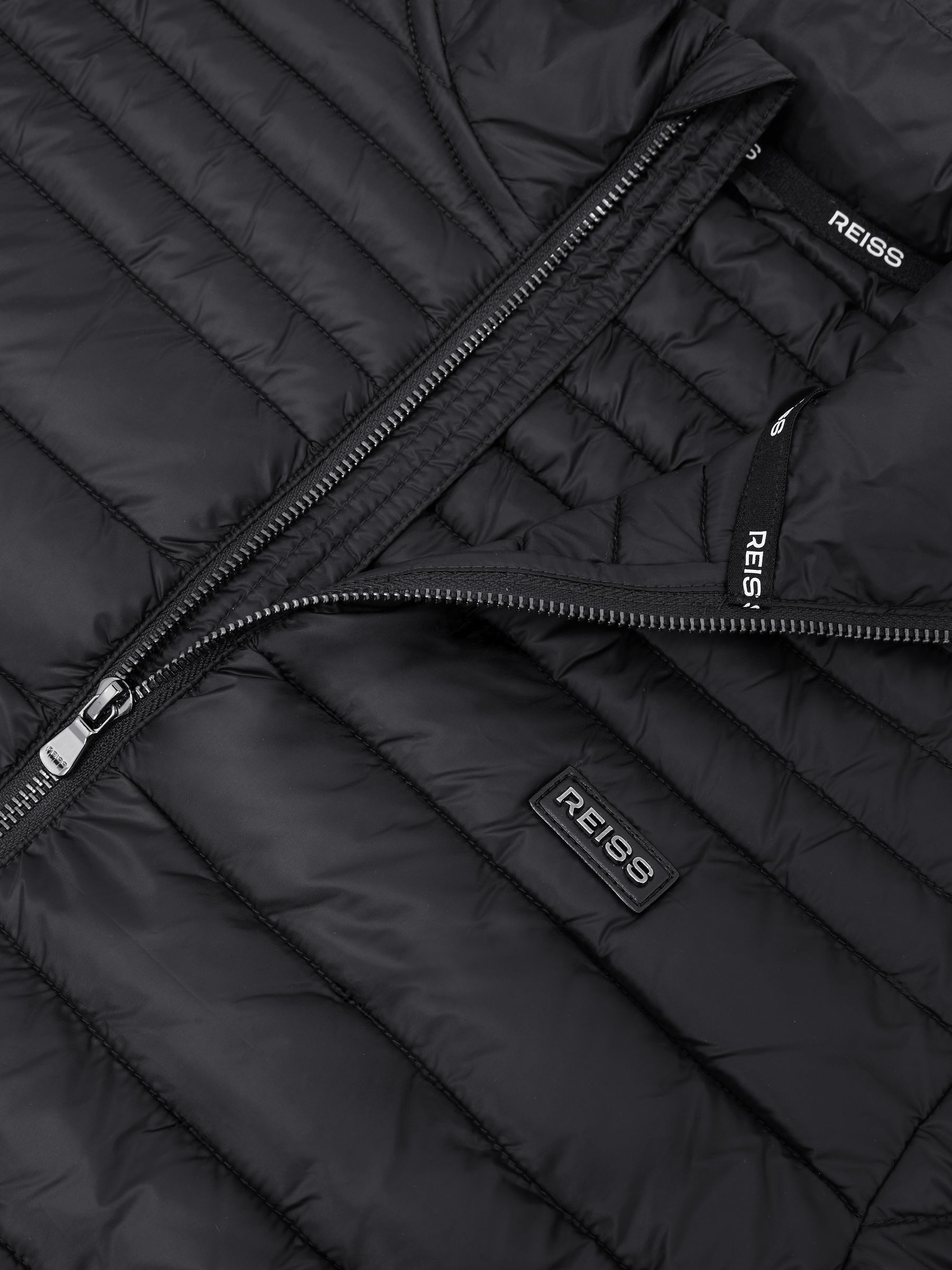 Quilted Zip-Through Jacket in Black - Image 6 of 6