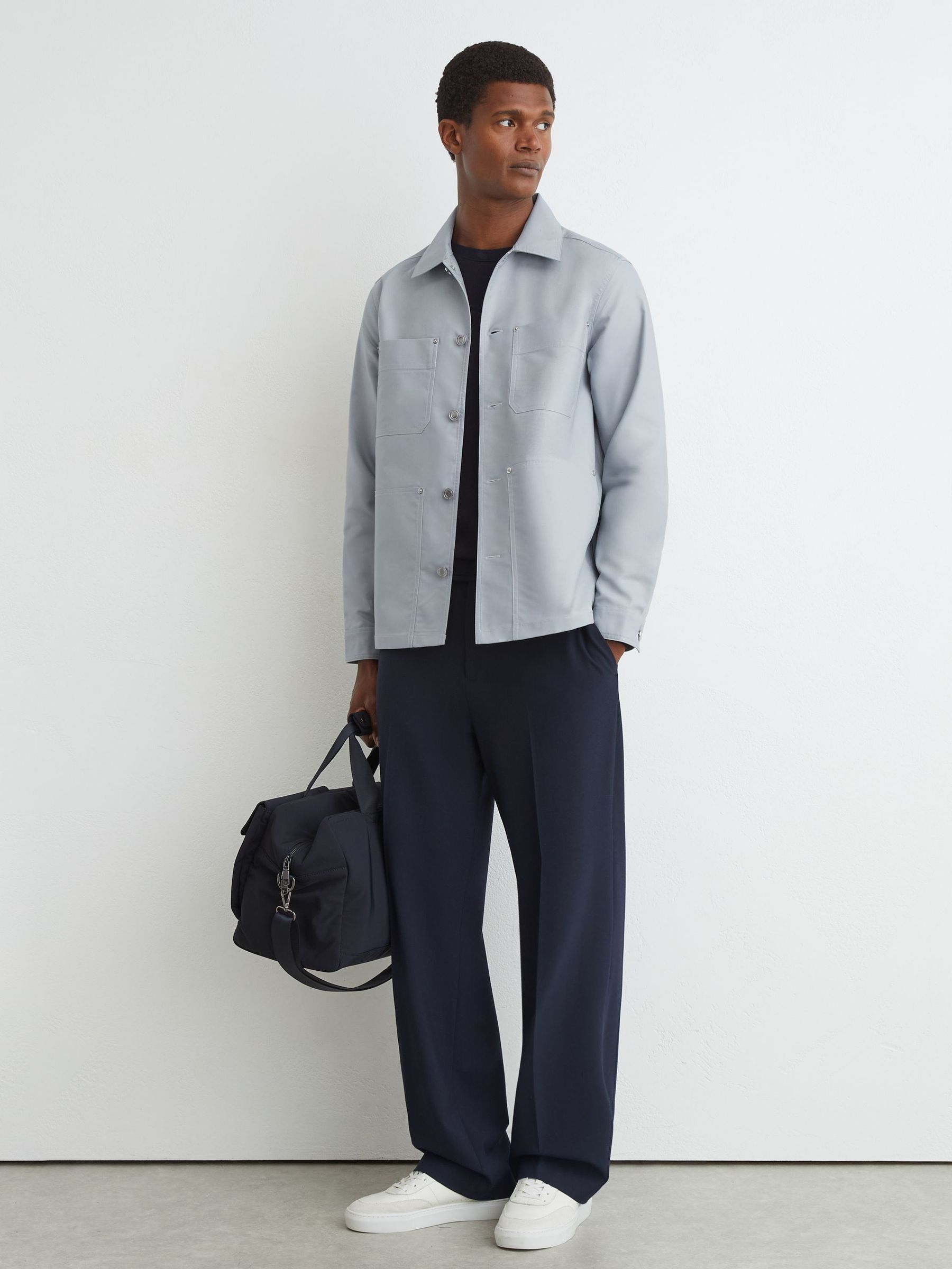 Shirt in Soft Blue - Image 1 of 6