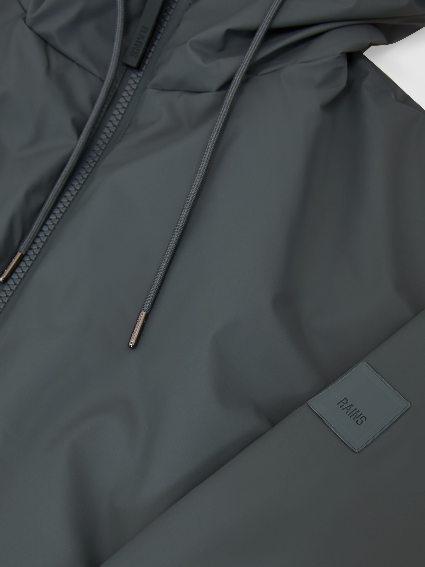 Rains Short Insulated Waterproof Jacket in Lagoon - Image 5 of 5