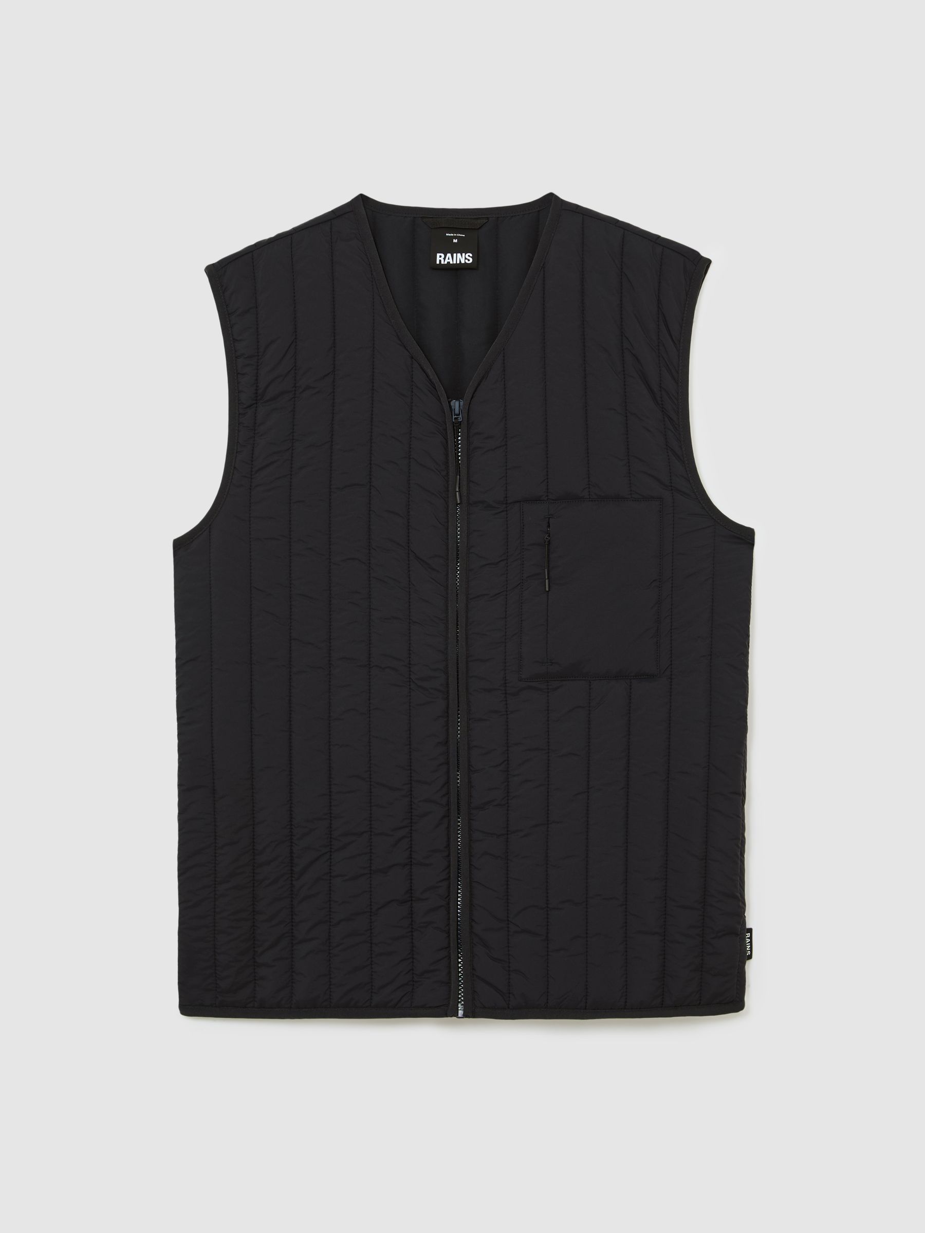 Rains Quilted Liner Vest in Navy - Image 2 of 5