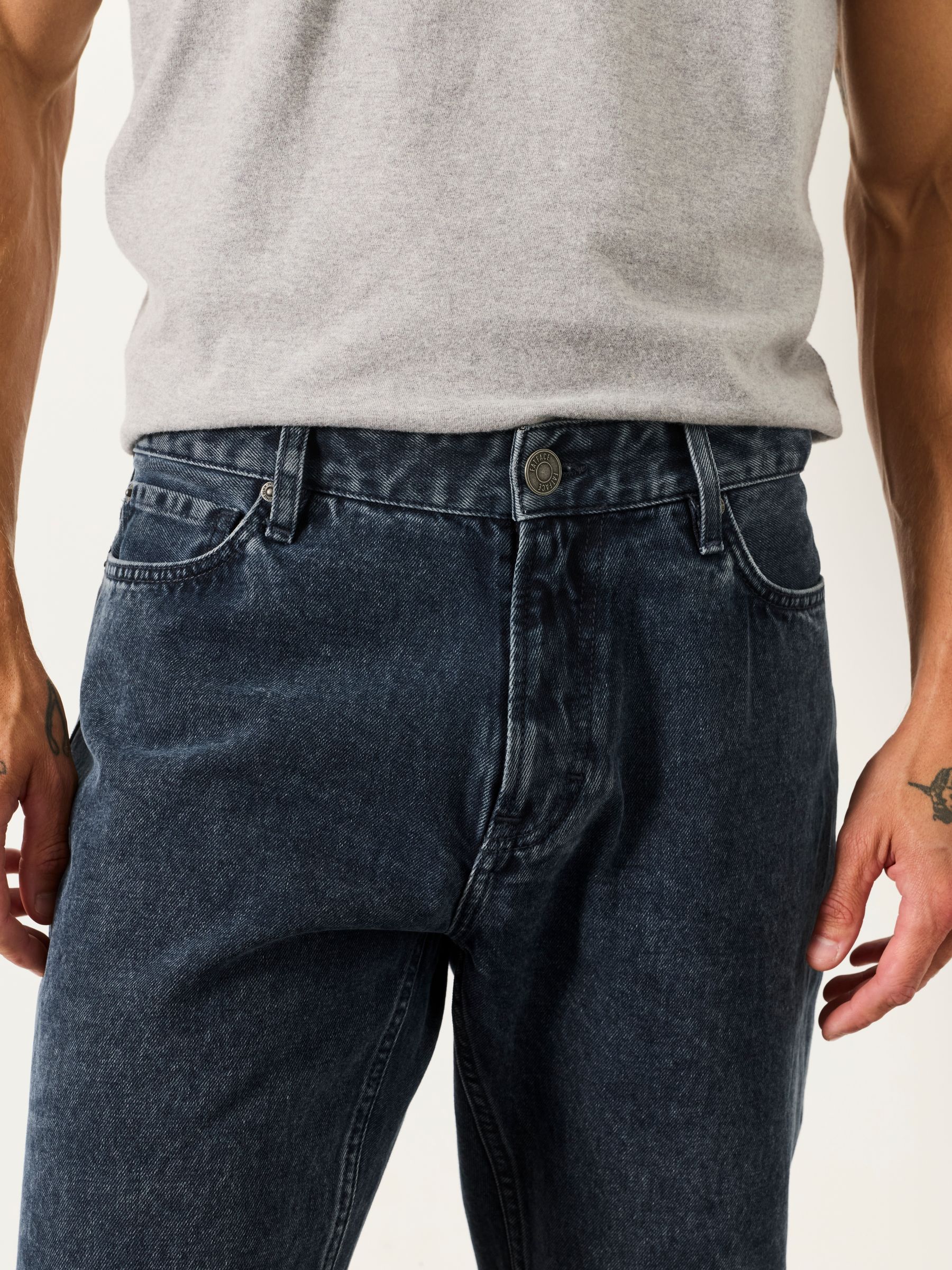 Graphite Grey Straight Fit Jeans - Image 3 of 7