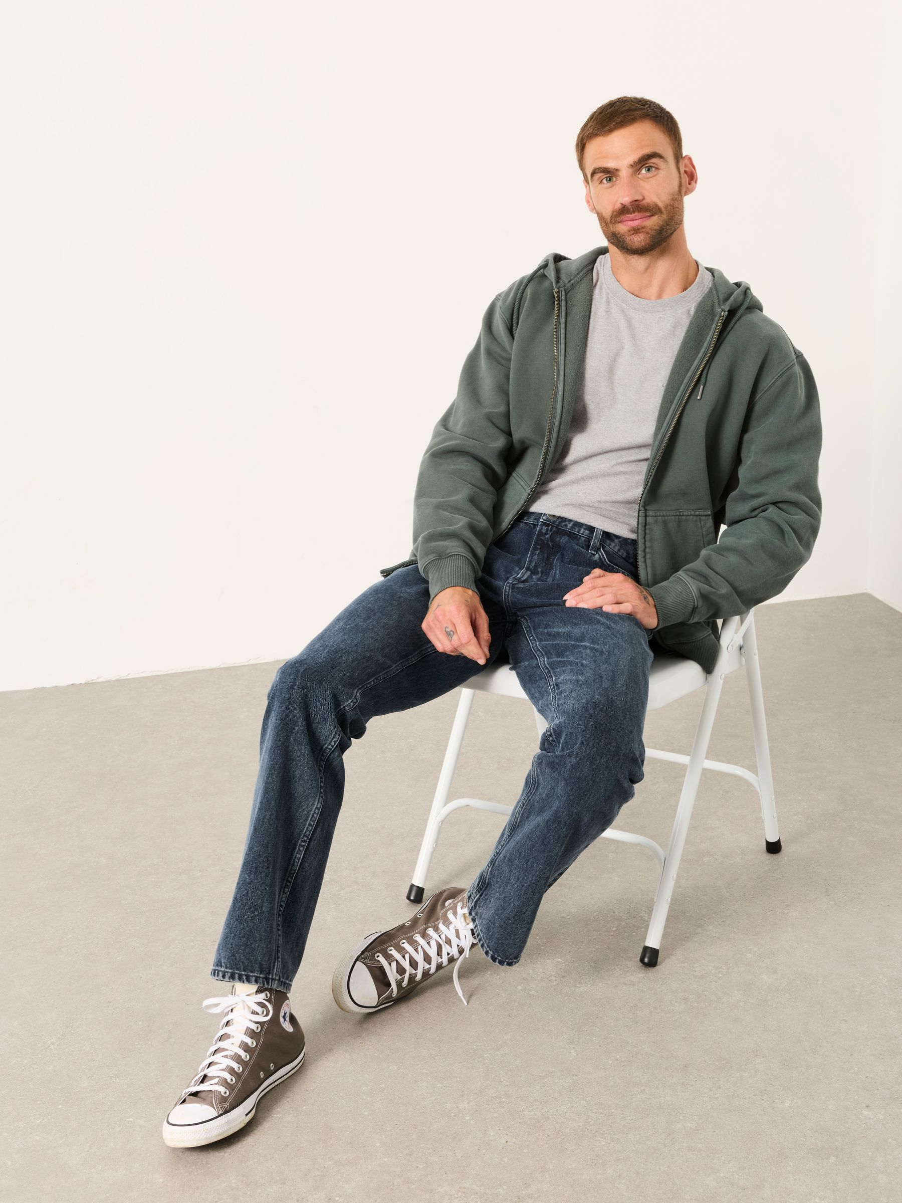 Graphite Grey Straight Fit Jeans - Image 6 of 7